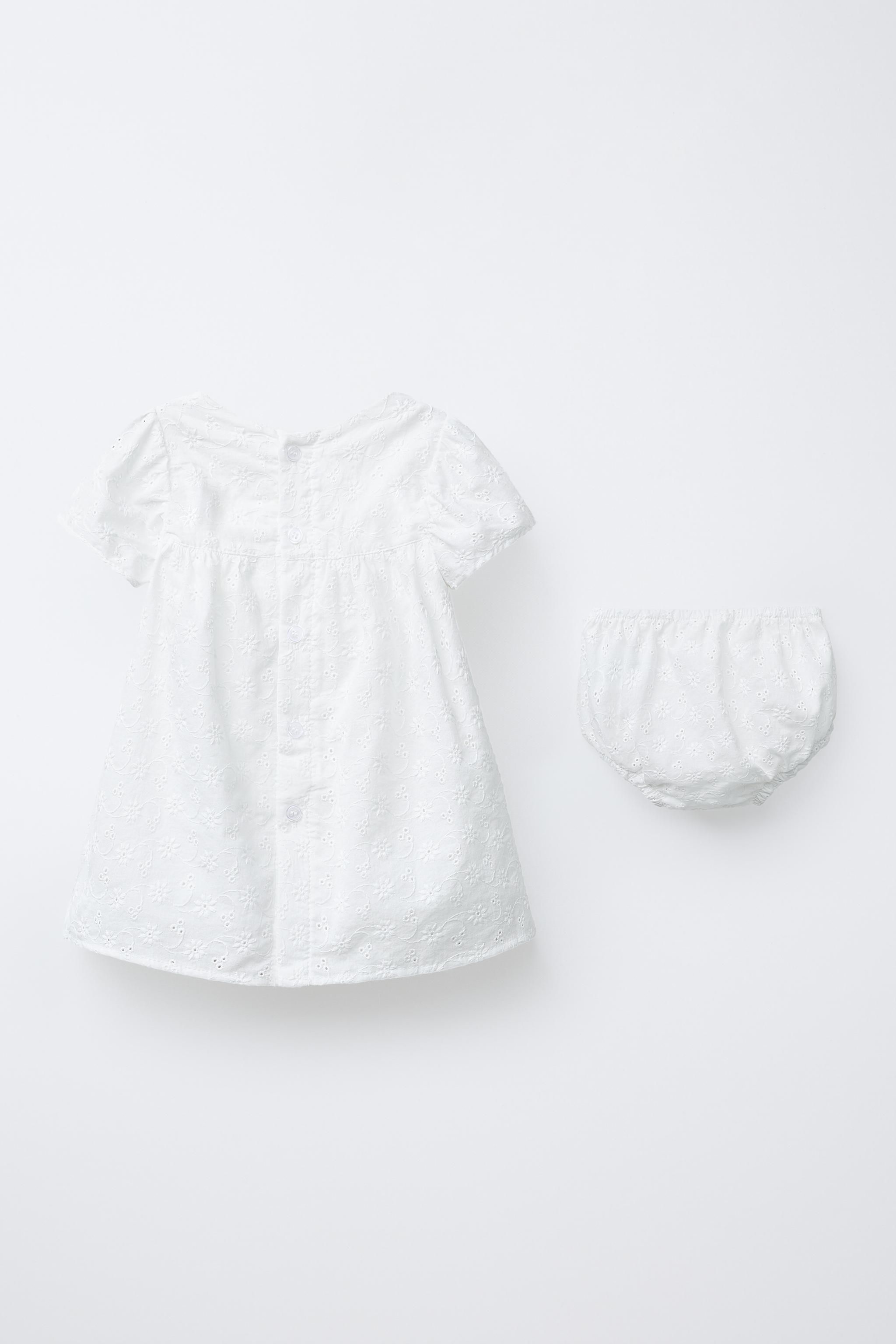 SWISS EMBROIDERED DRESS AND PANTIES