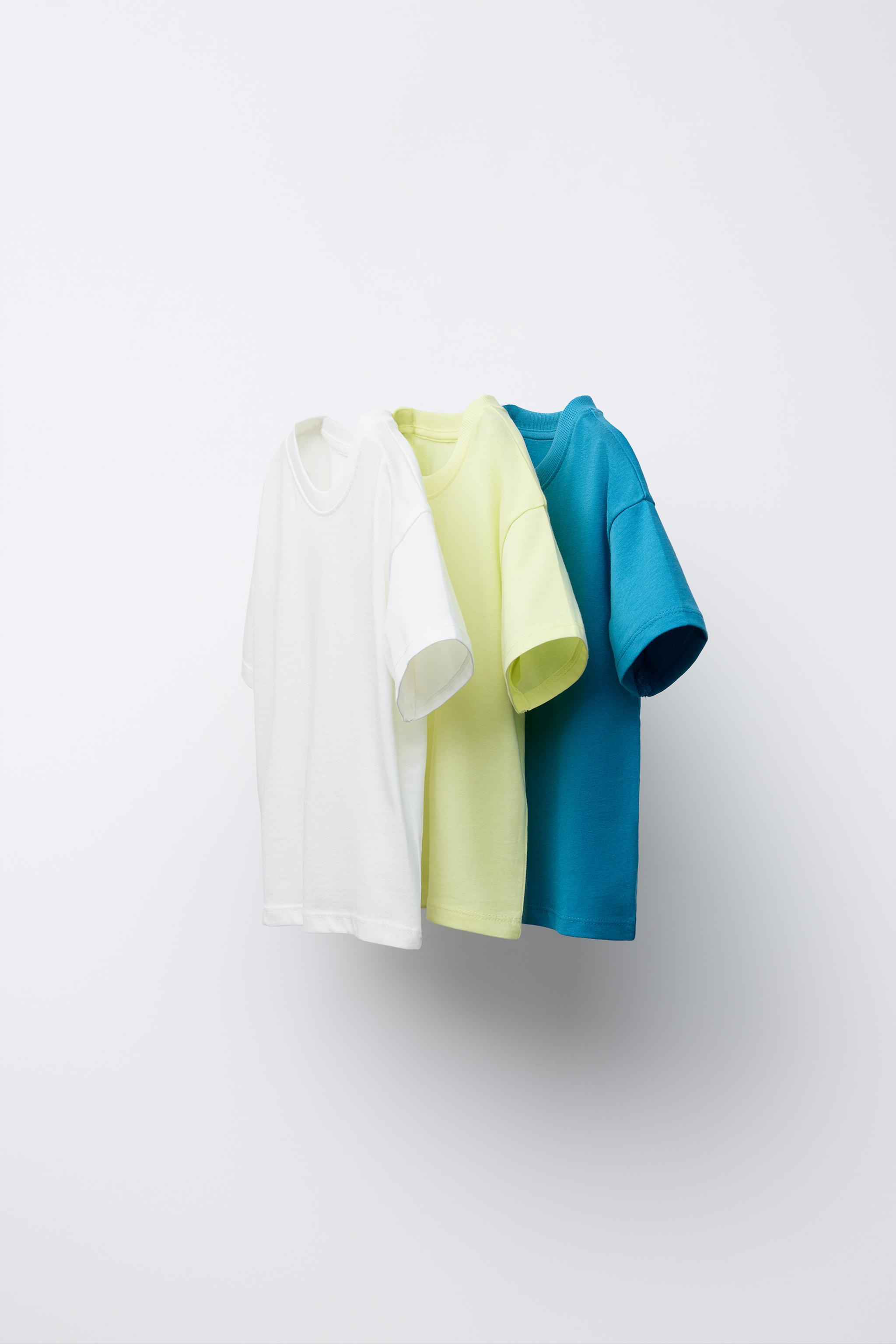 THREE-PACK OF PLAIN T-SHIRTS