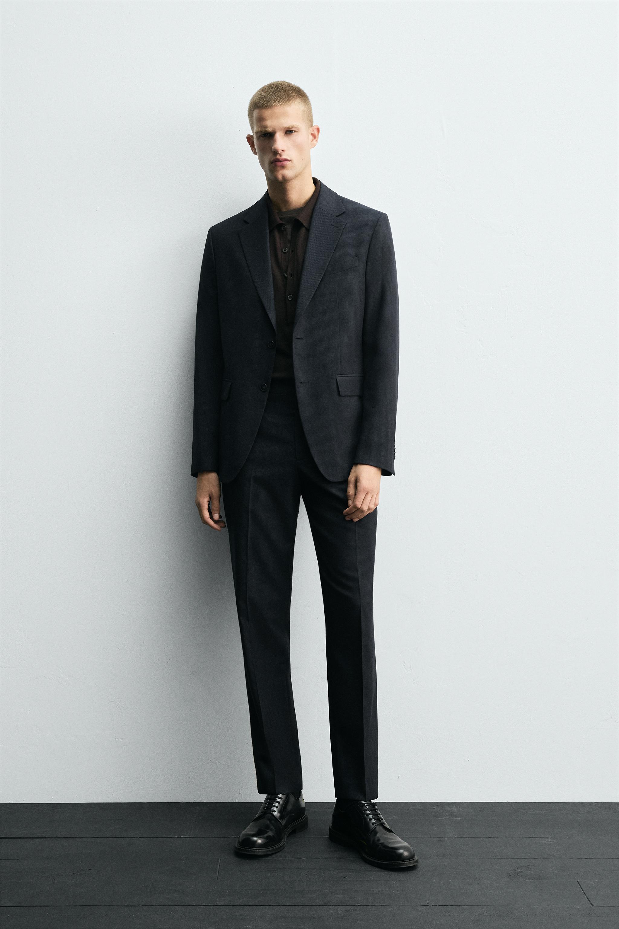 HOUNDSTOOTH SUIT BLAZER