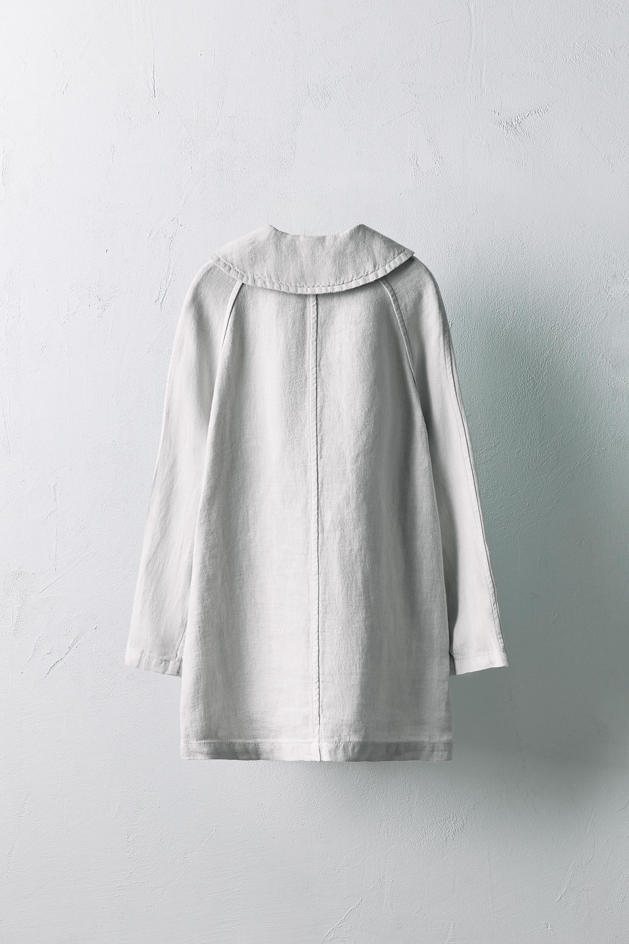 6-10 YEARS/ LIMITED EDITION 100% LINEN TRENCH COAT