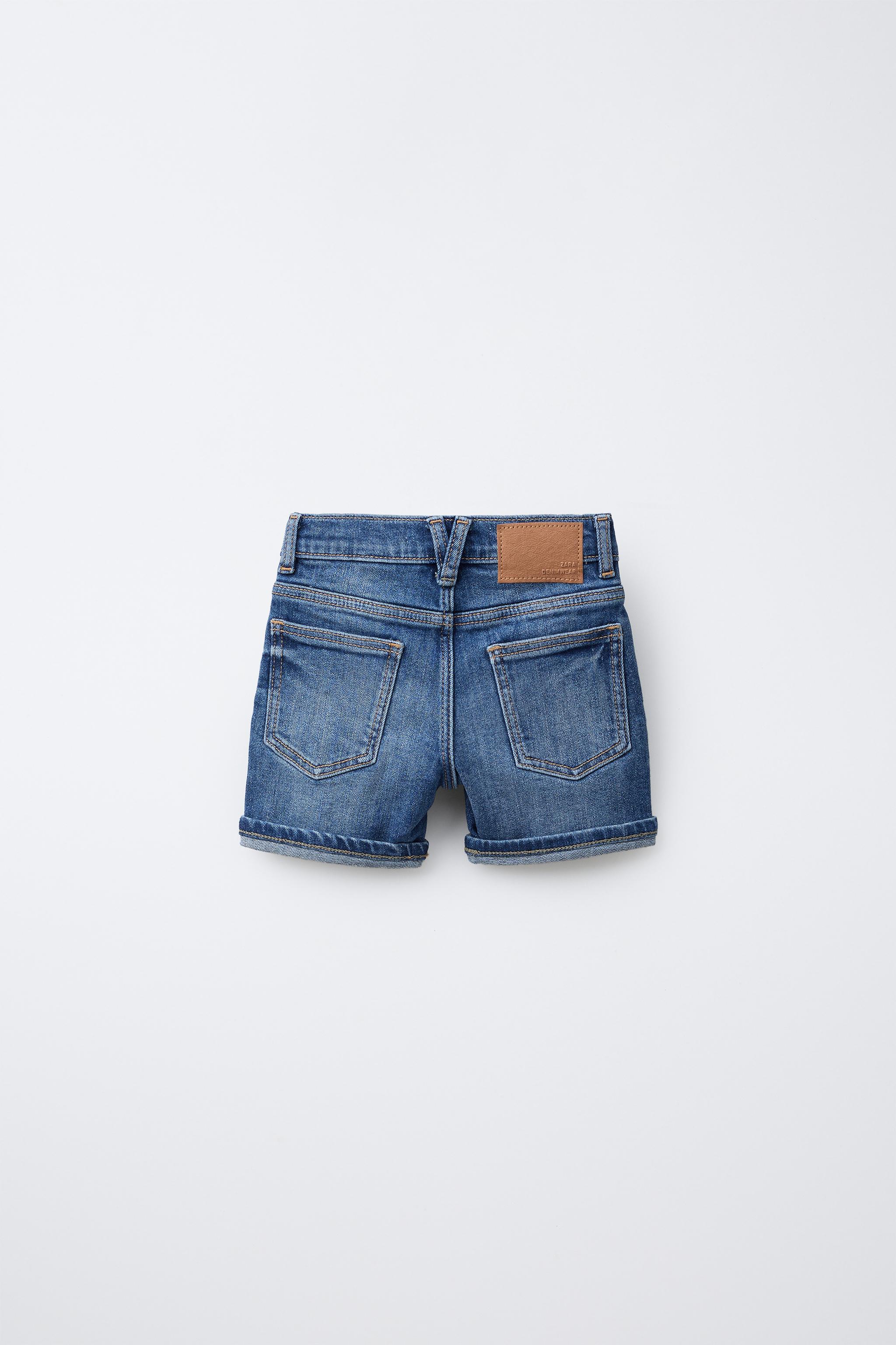 REGULAR DENIM SHORTS