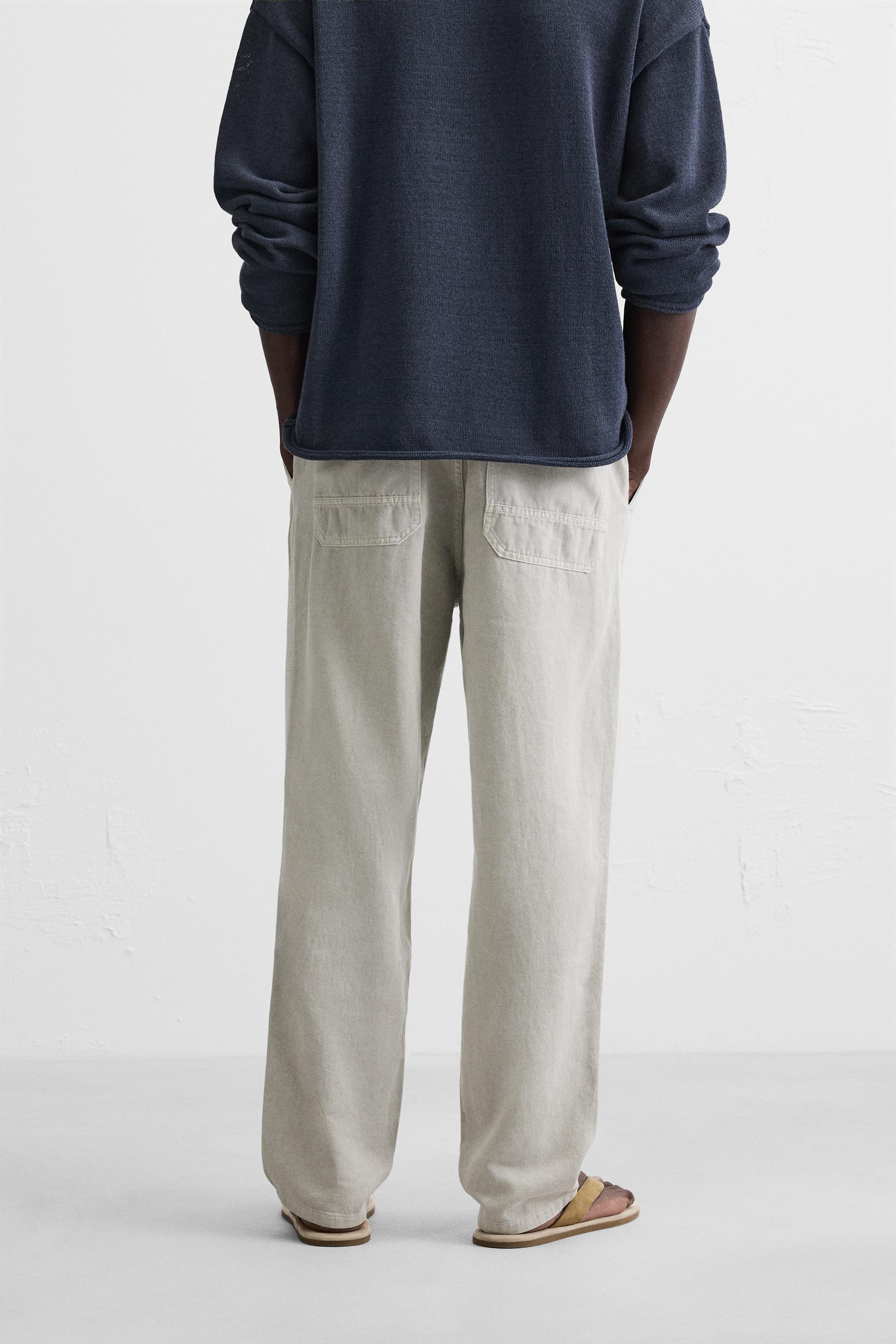 COTTON - LINEN PANTS