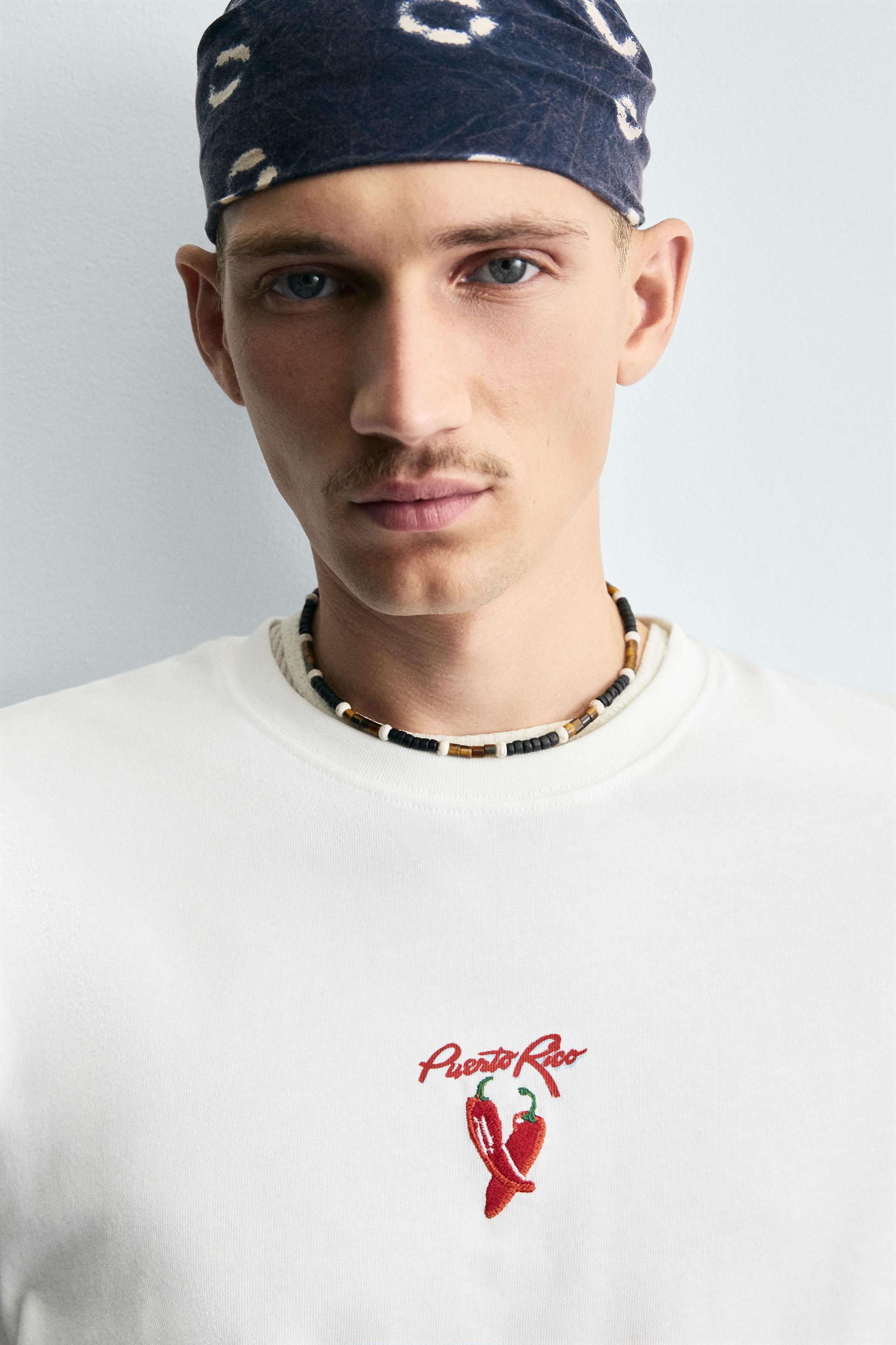 COMBINED EMBROIDERY T-SHIRT