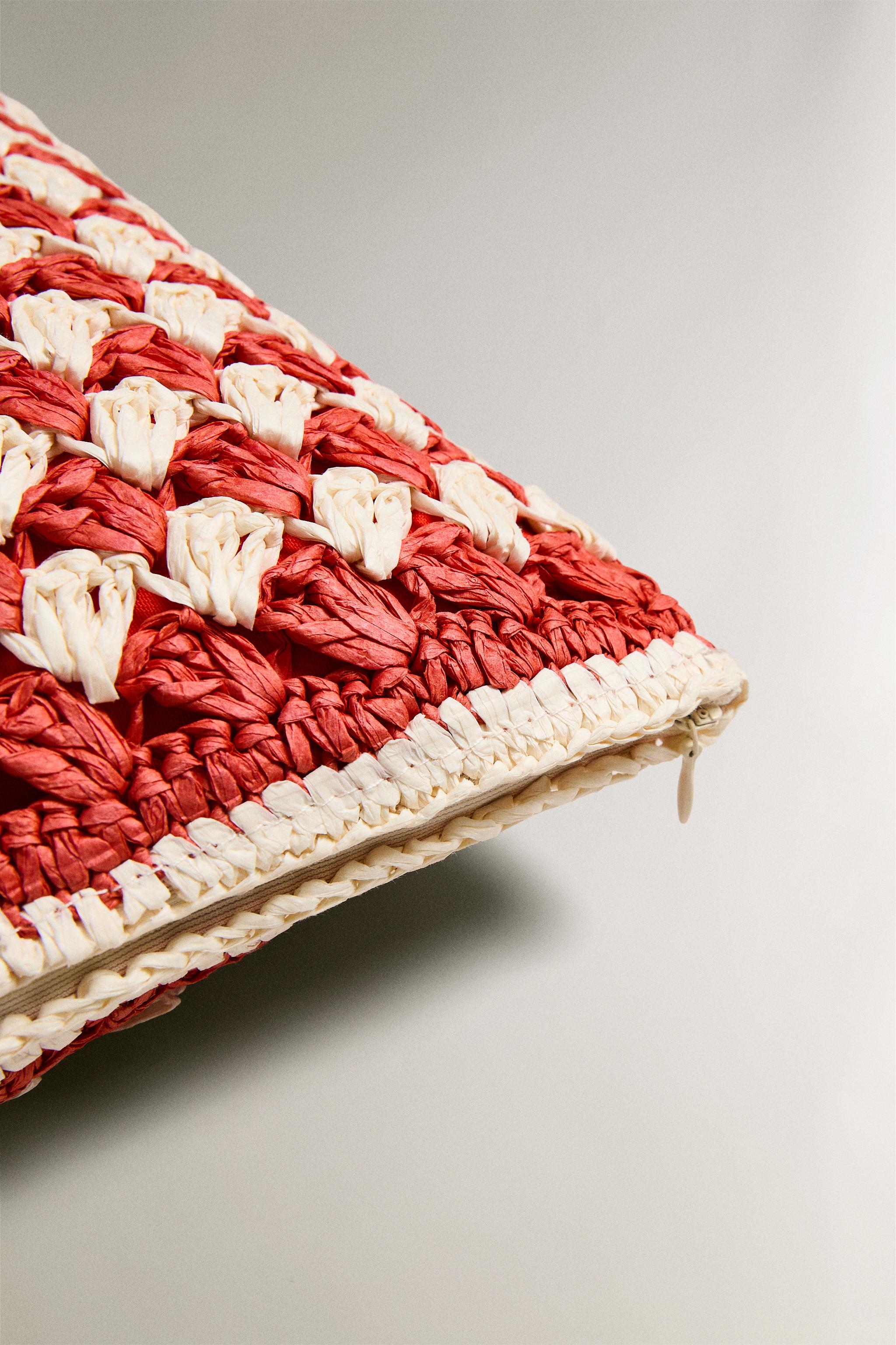 CROCHET THROW PILLOW COVER