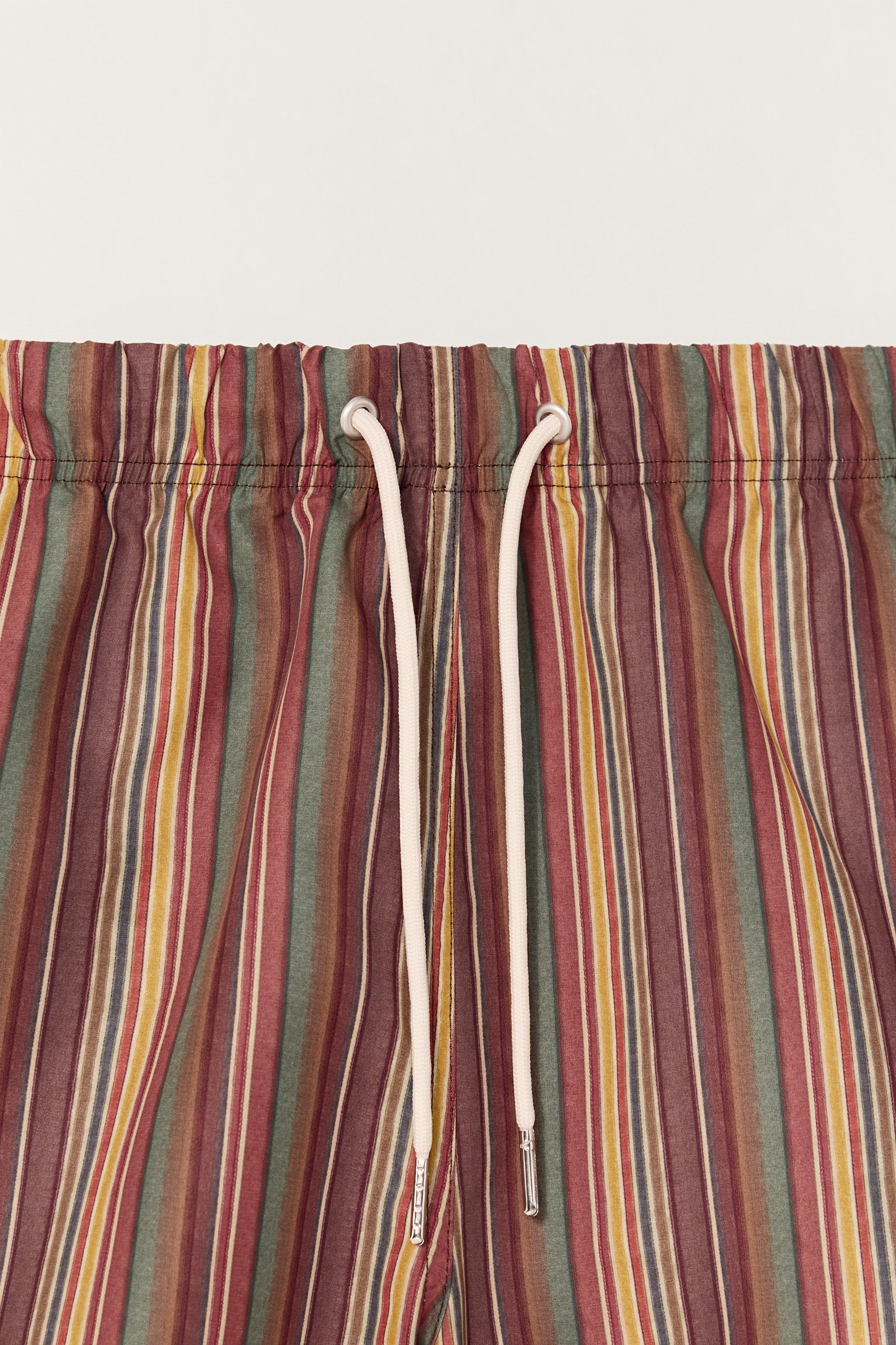 STRIPED MID-LENGTH LIMITED EDITION SWIMSUIT