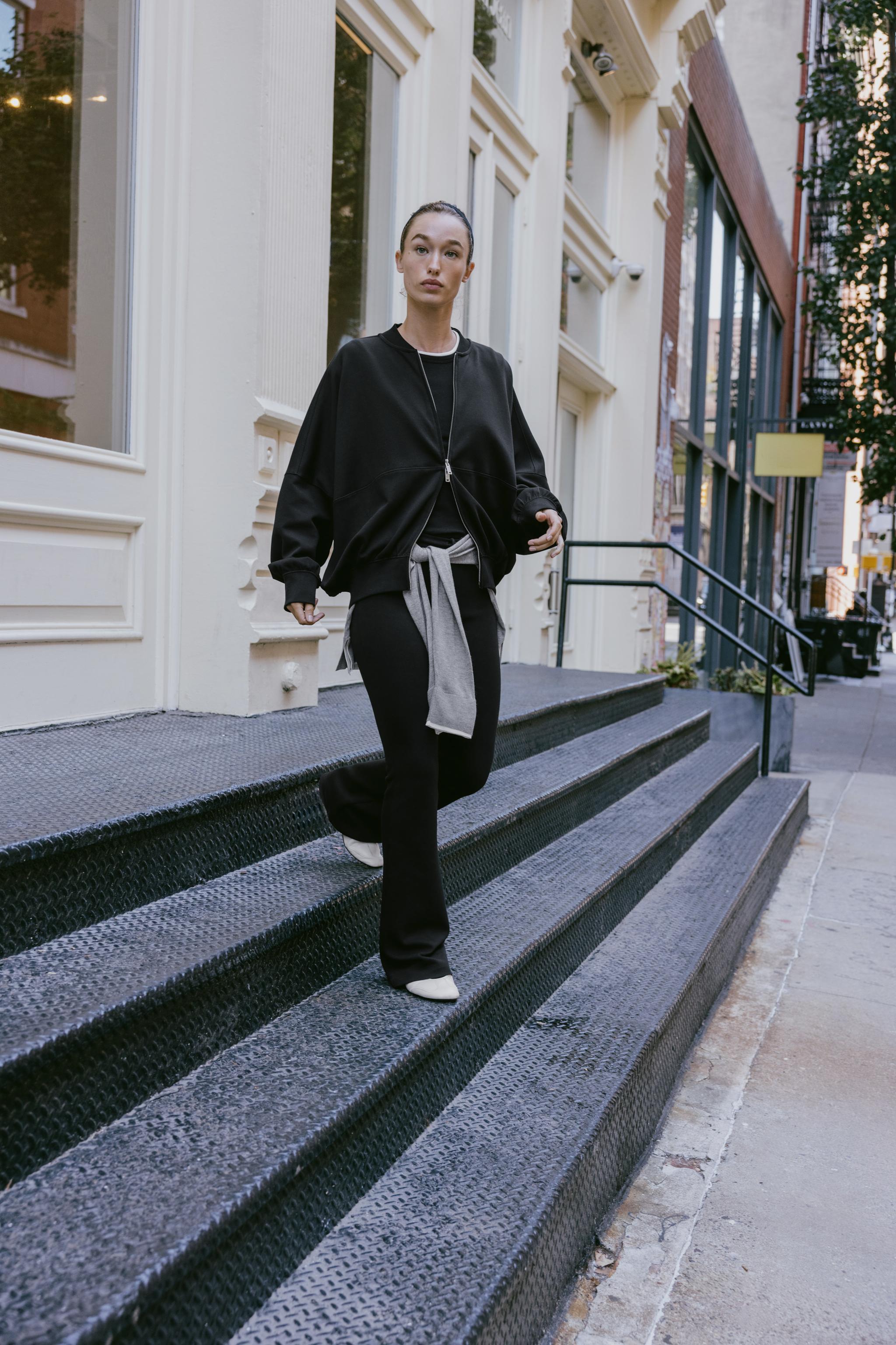 INTERLOCK BOMBER JACKET