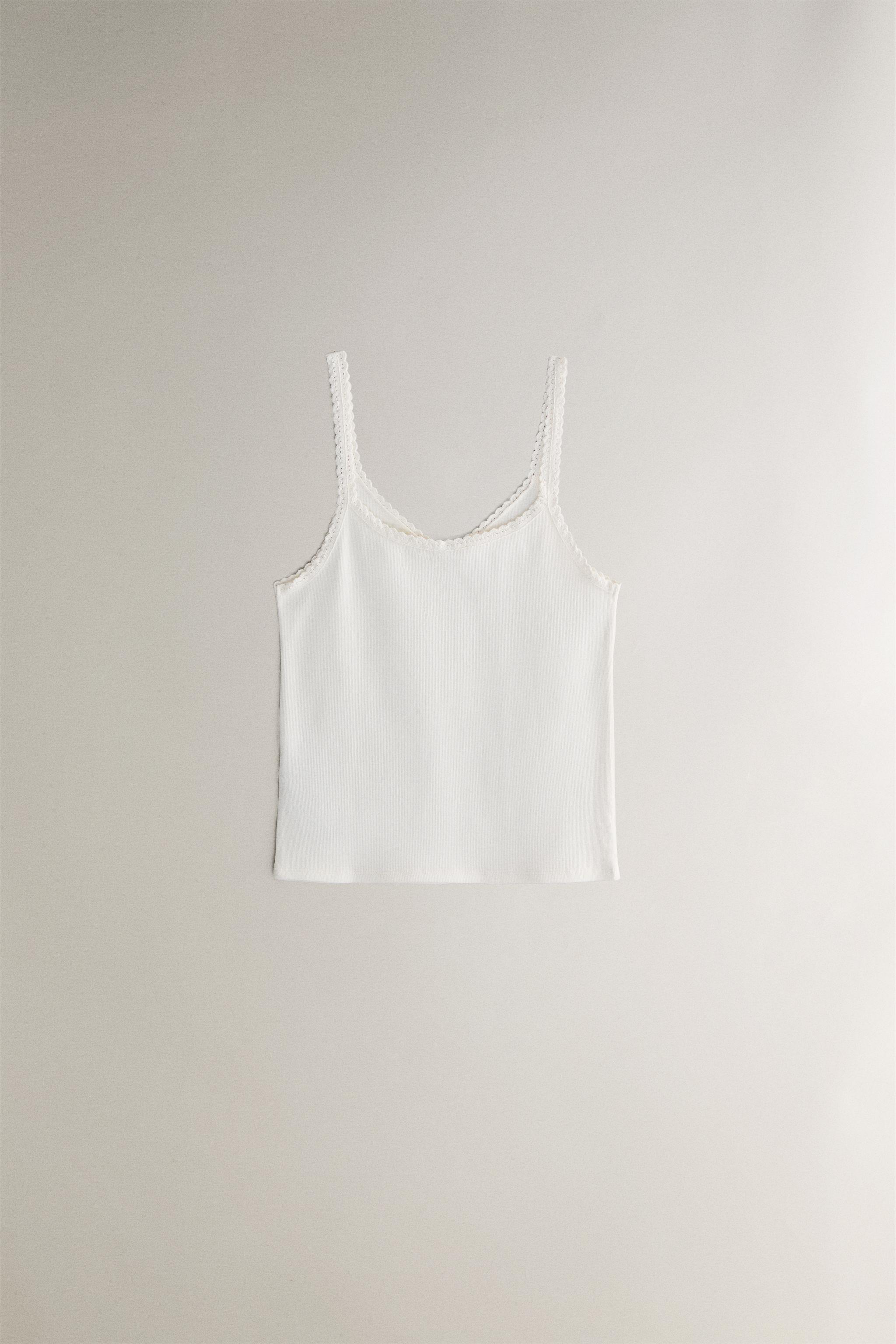 TOP WITH CROCHET DETAIL