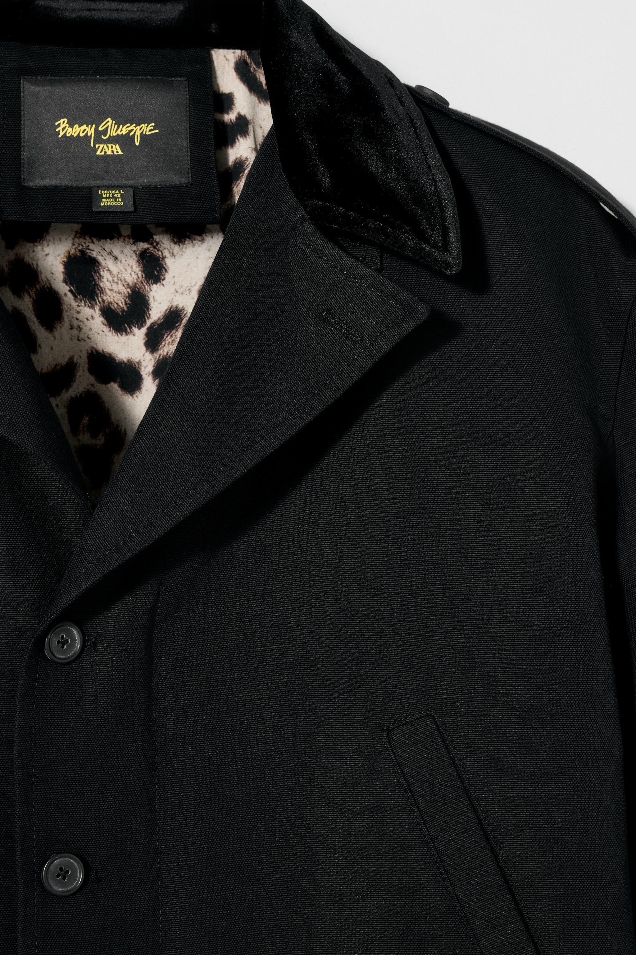 COTTON-LINEN JACKET BOBBY GILLESPIE X ZARA