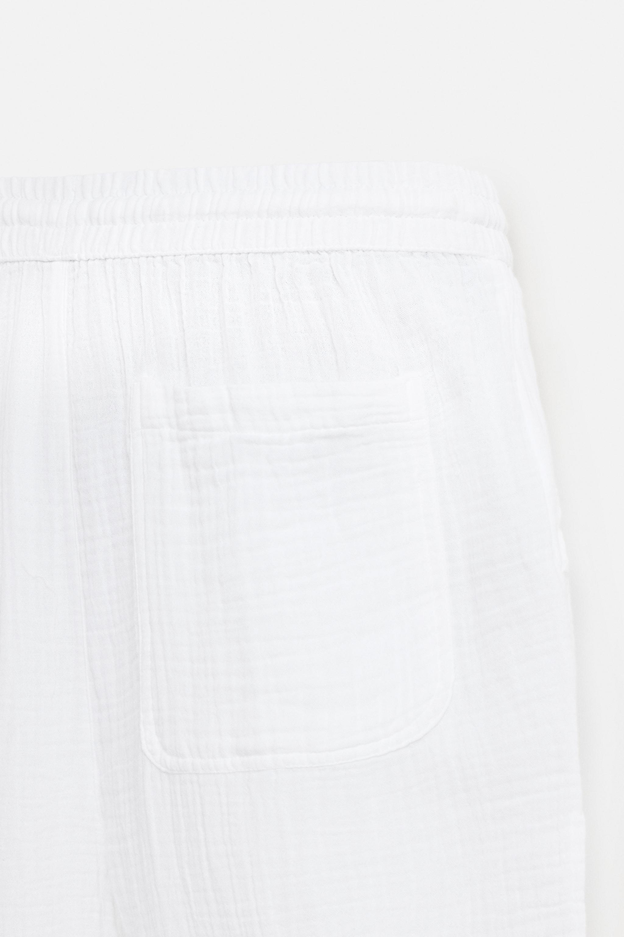 CRINKLED EFFECT PANTS