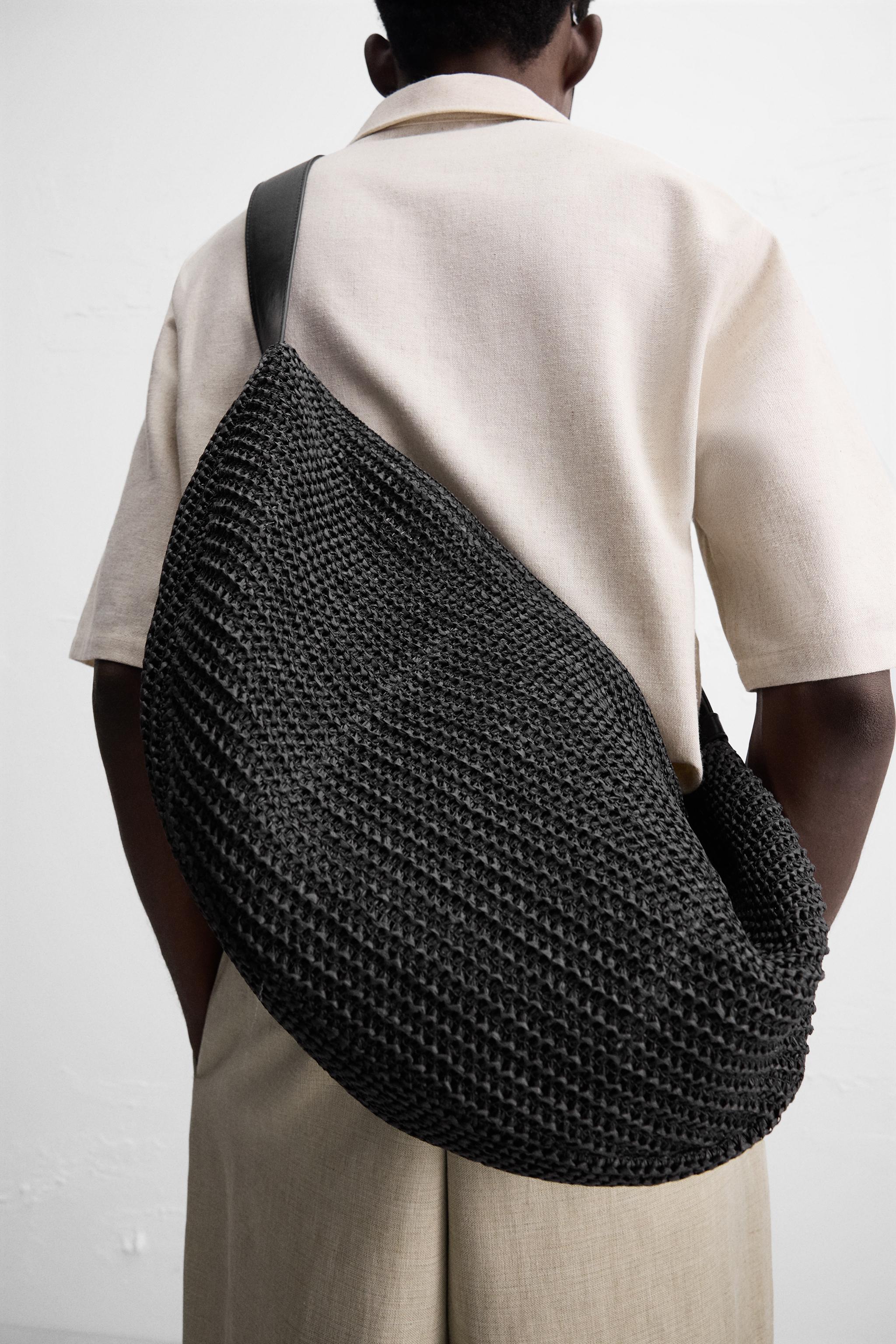 WOVEN SHOULDER BAG