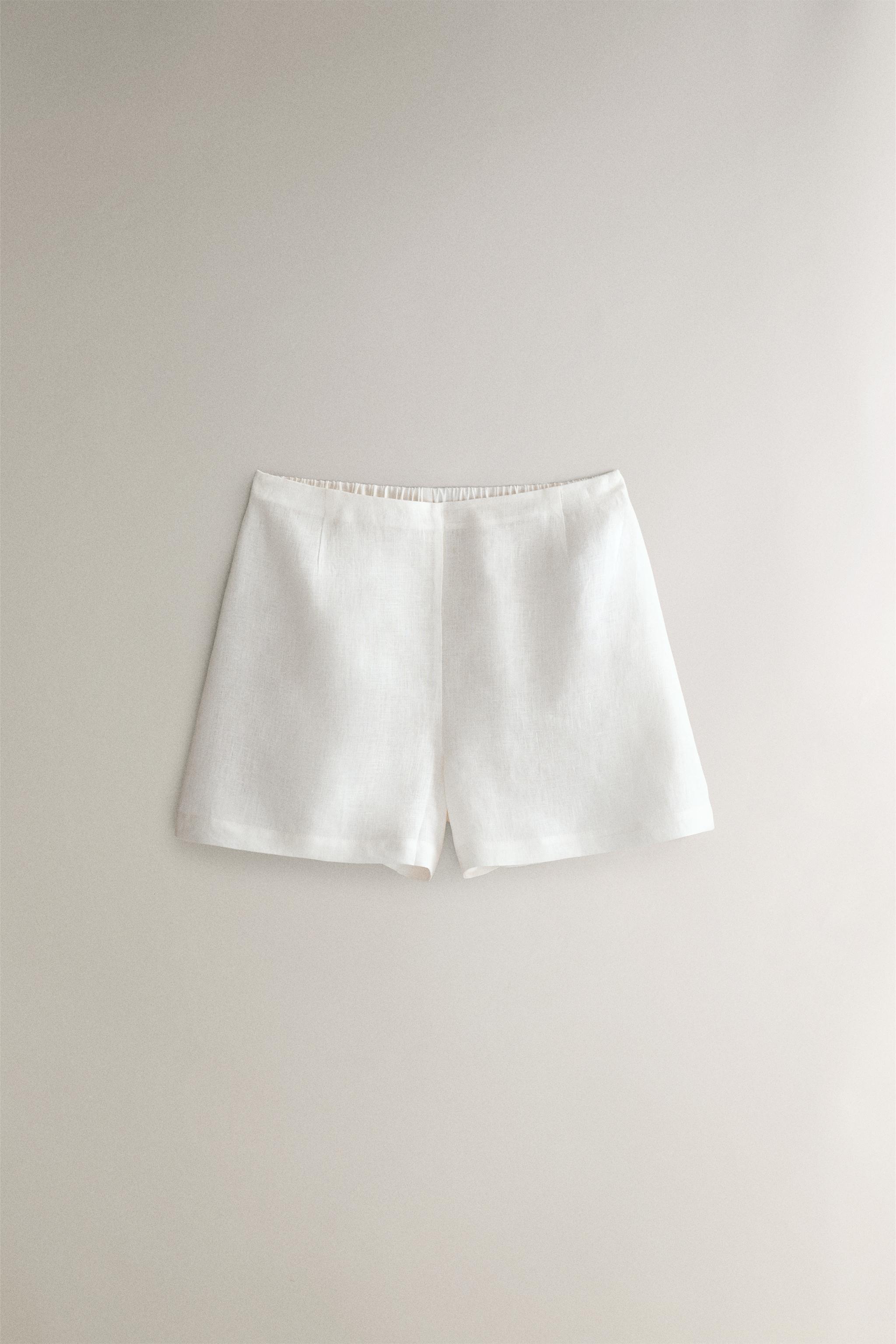 LINEN SHORTS
