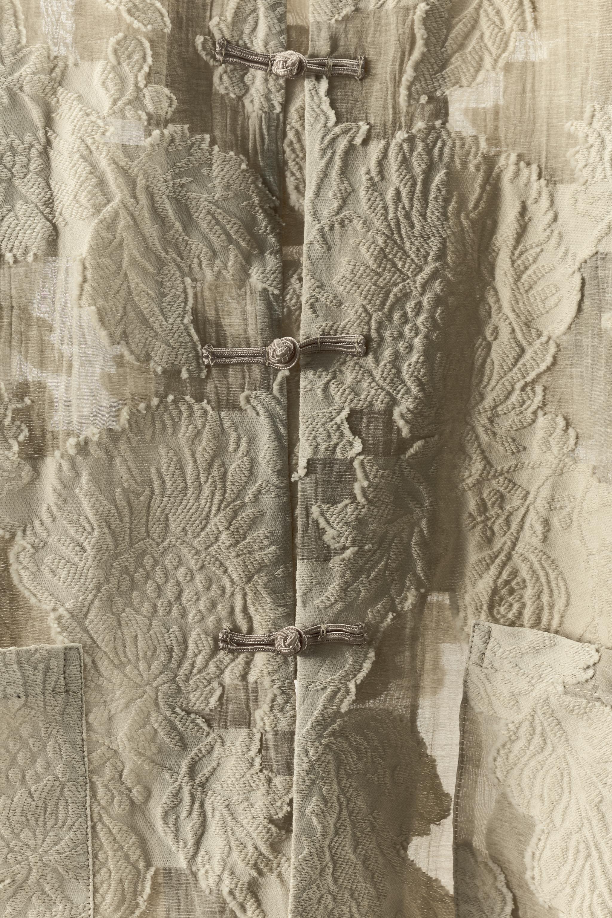 FLORAL JACQUARD KIMONO LIMITED EDITION