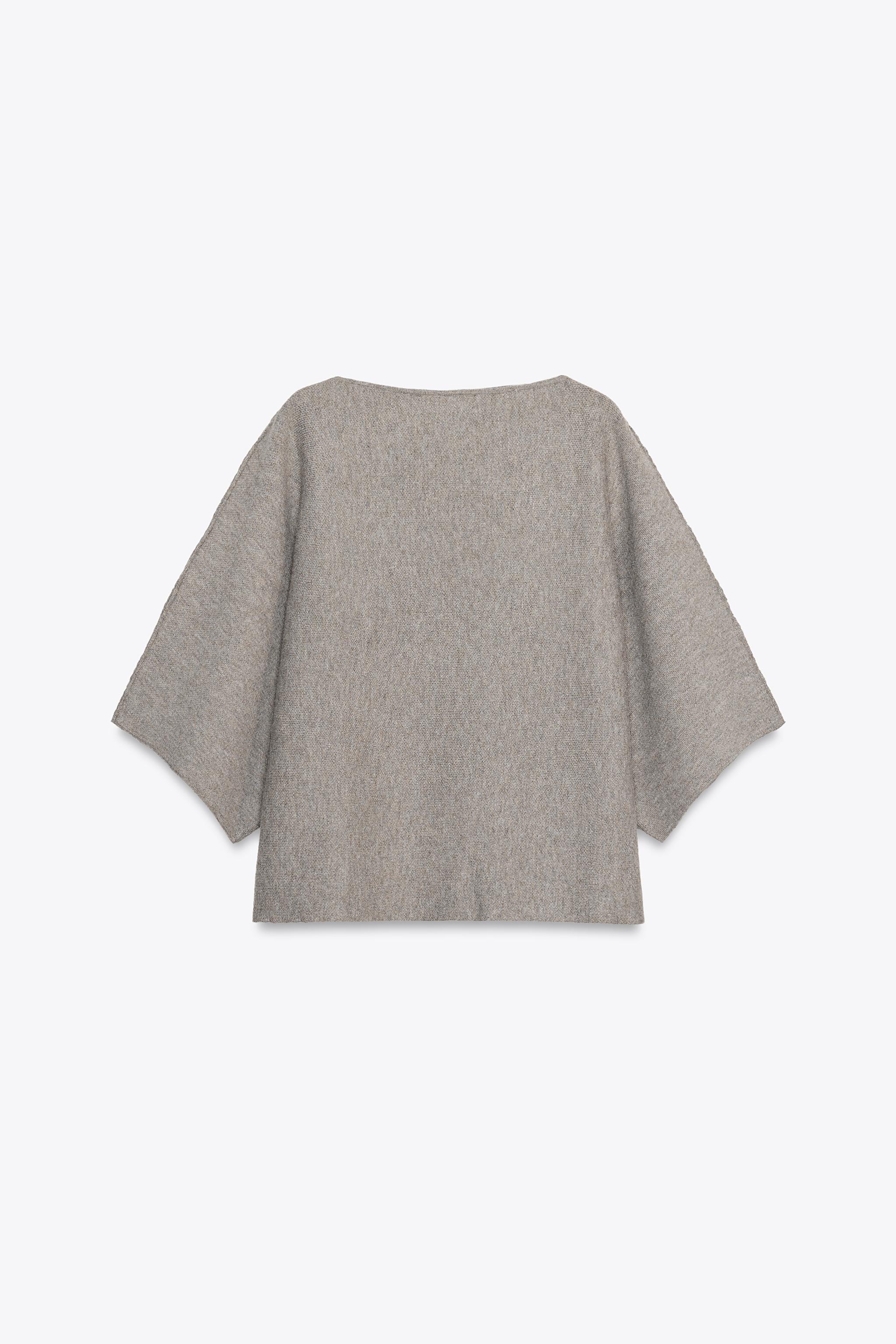 LAPEL NECK KNIT SWEATER