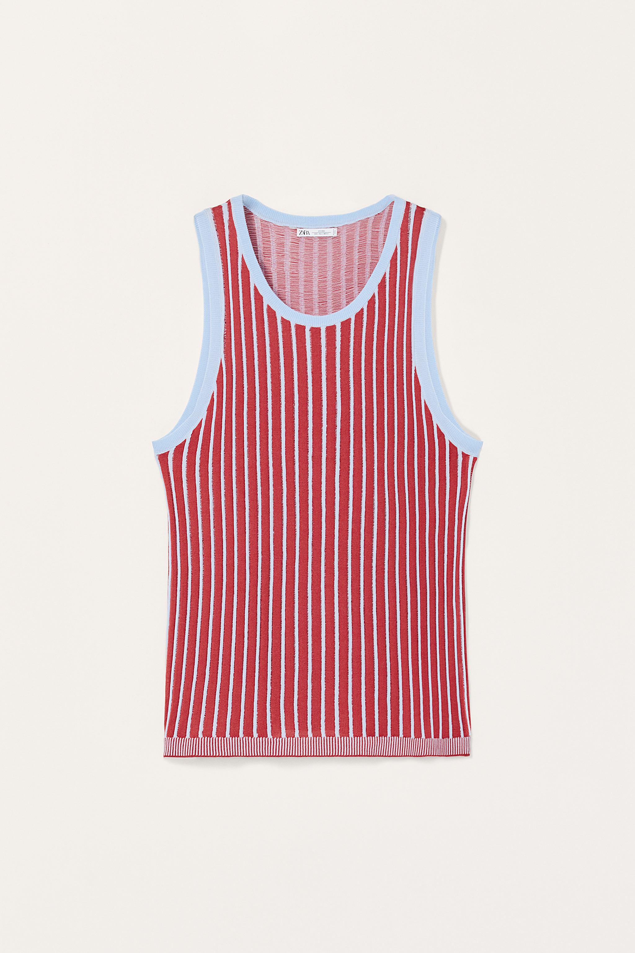 LIMITED EDITION STRIPED JACQUARD KNIT TANK