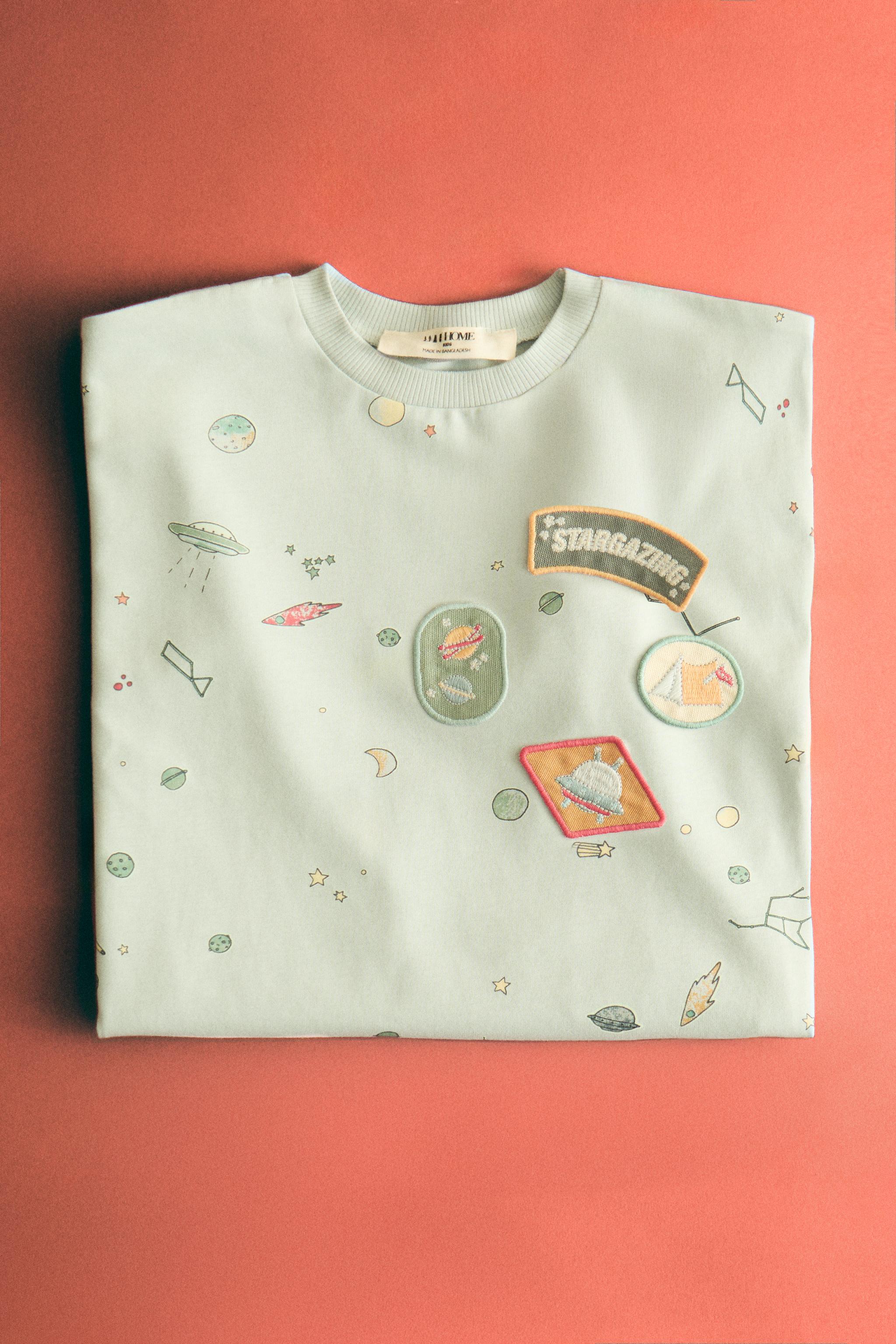 SET OF CHILDREN'S SPACE PATCHES (SET OF 4)