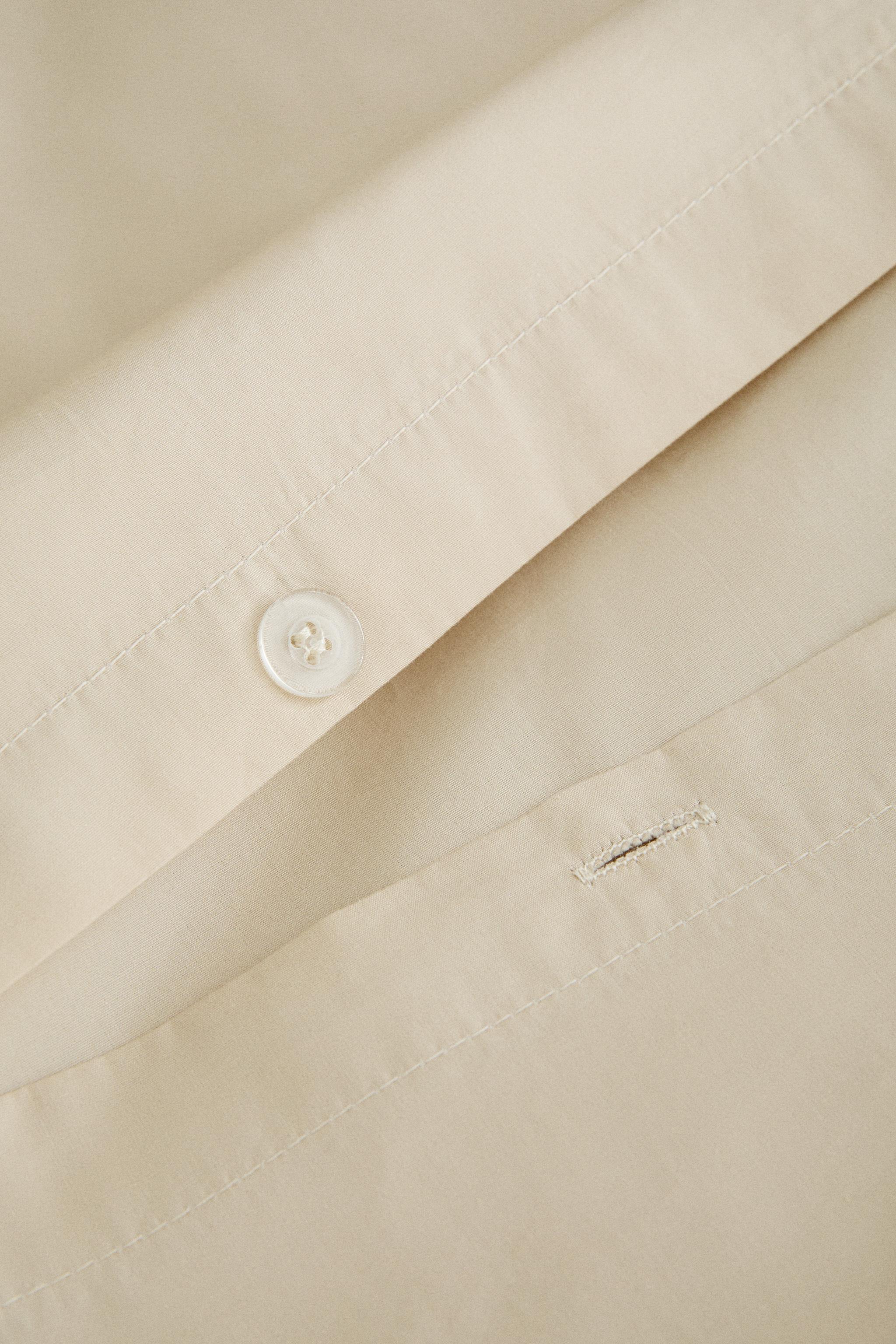 PERCALE COTTON DUVET COVER (200 THREAD COUNT)