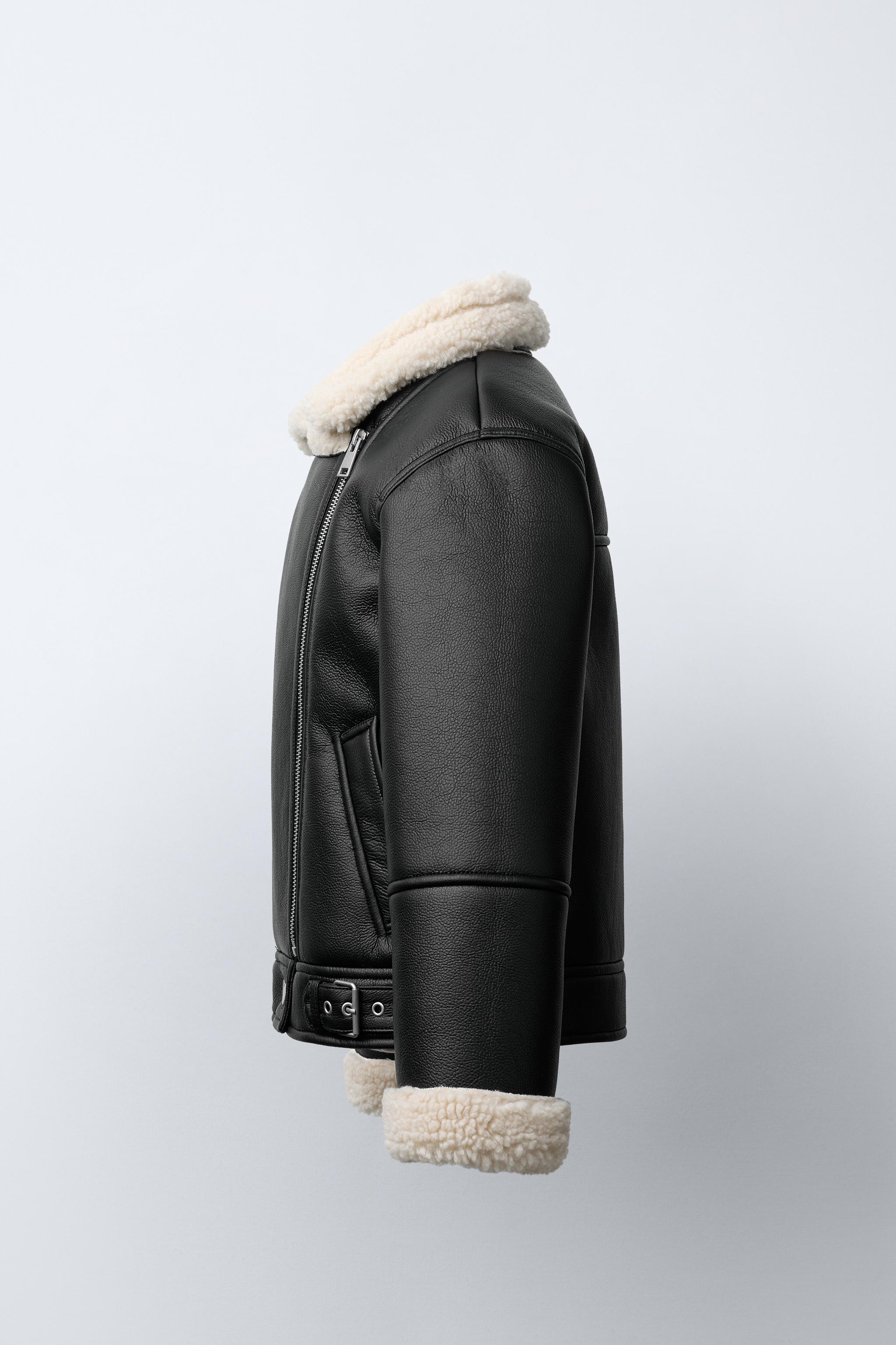 DOUBLE-FACED BIKER JACKET