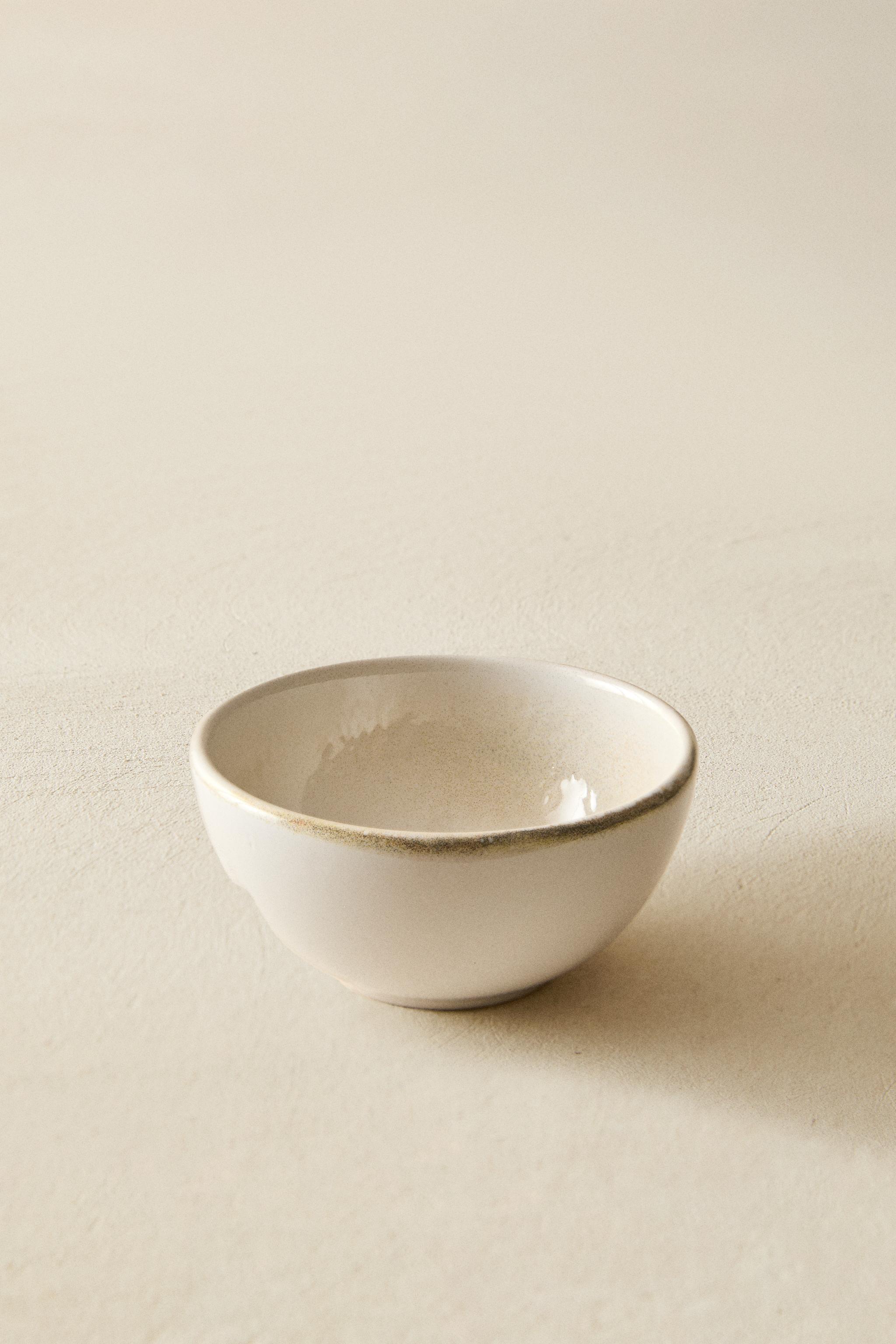 ECRU STONEWARE MINI BOWL