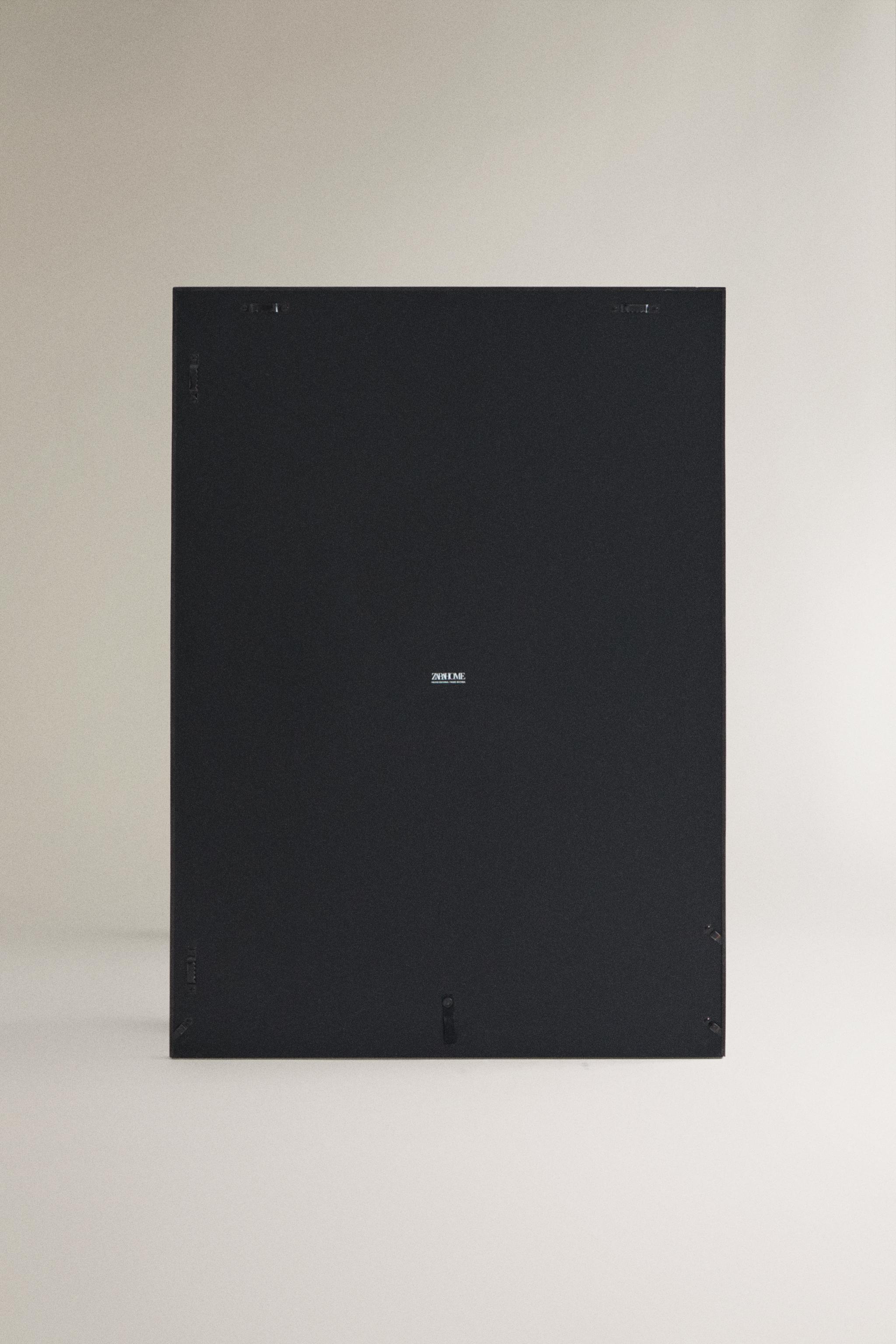 XL PICTURE FRAME WITH METAL BORDER