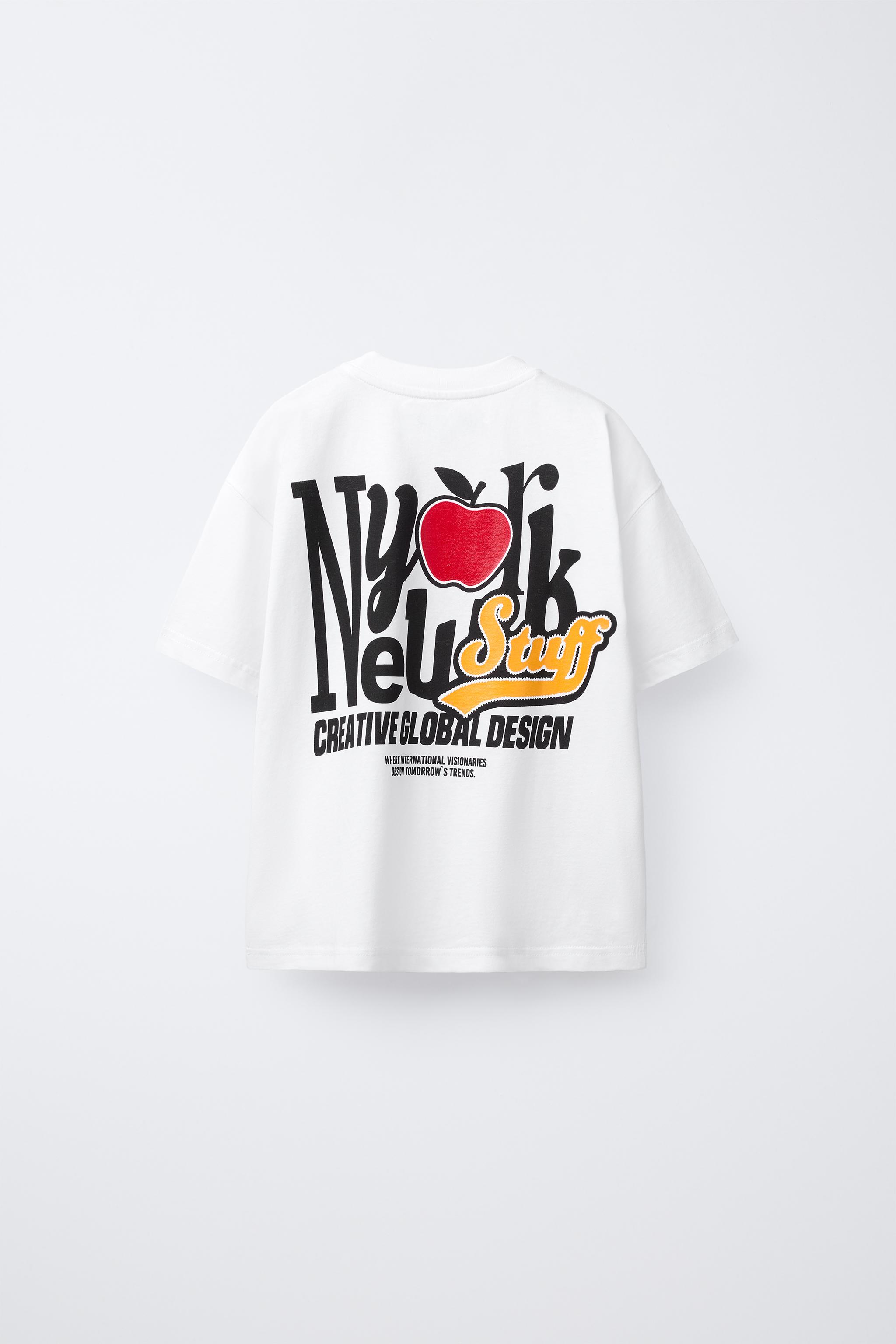 RAISED NY PRINT T-SHIRT