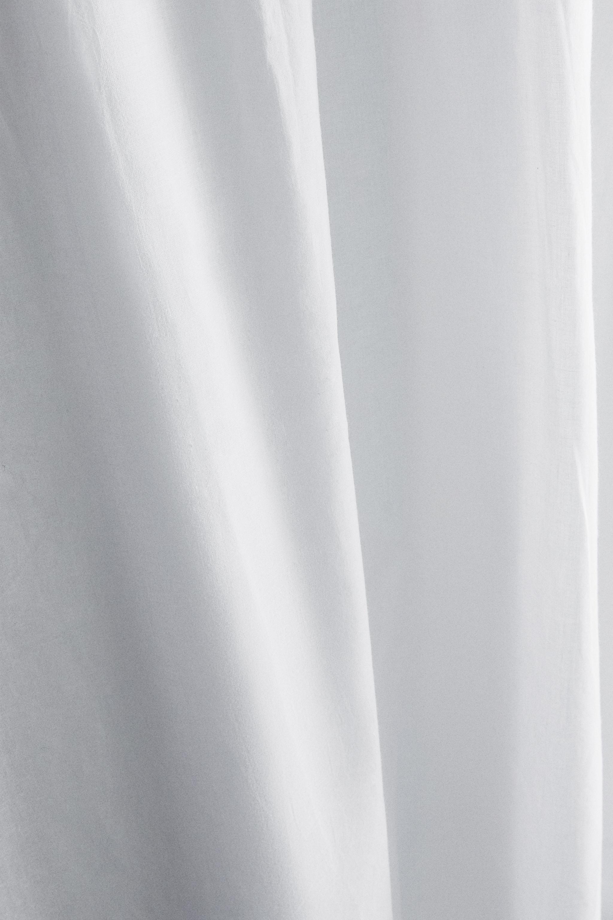 EMBROIDERED COTTON NIGHTGOWN