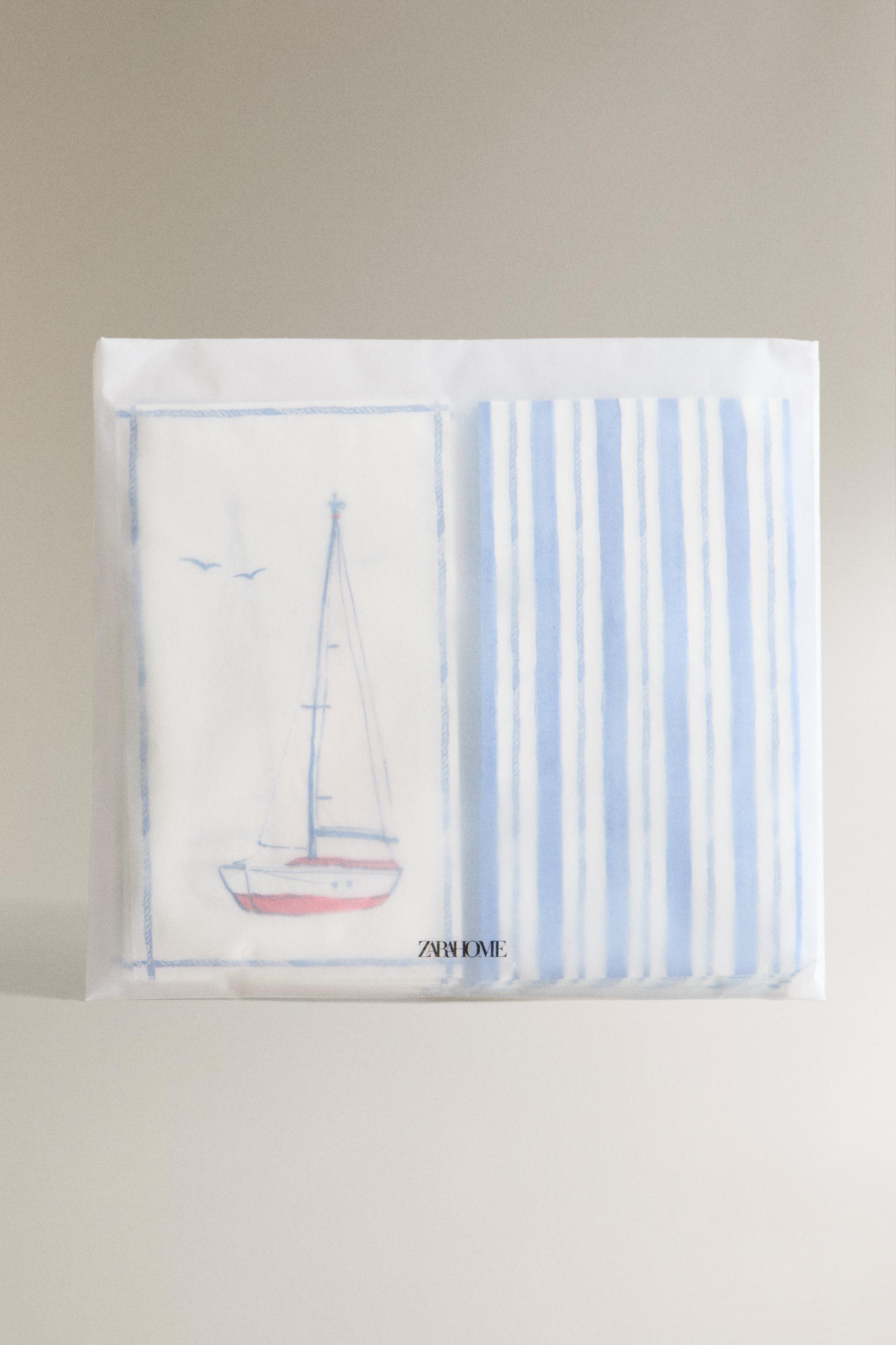 SET OF BOAT PAPER NAPKINS (SET OF 30)
