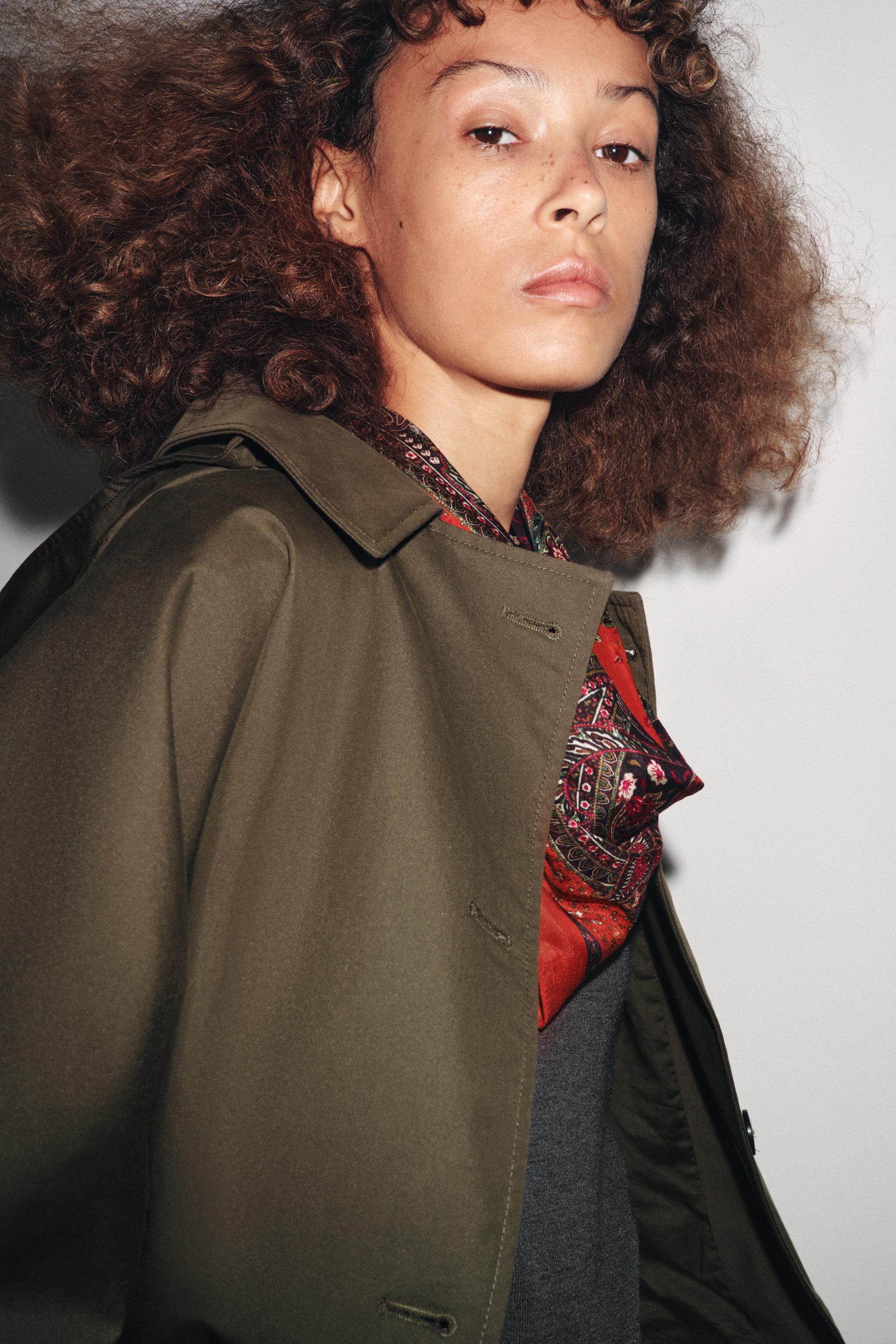 ZW COLLECTION WATER REPELLENT TRENCH COAT