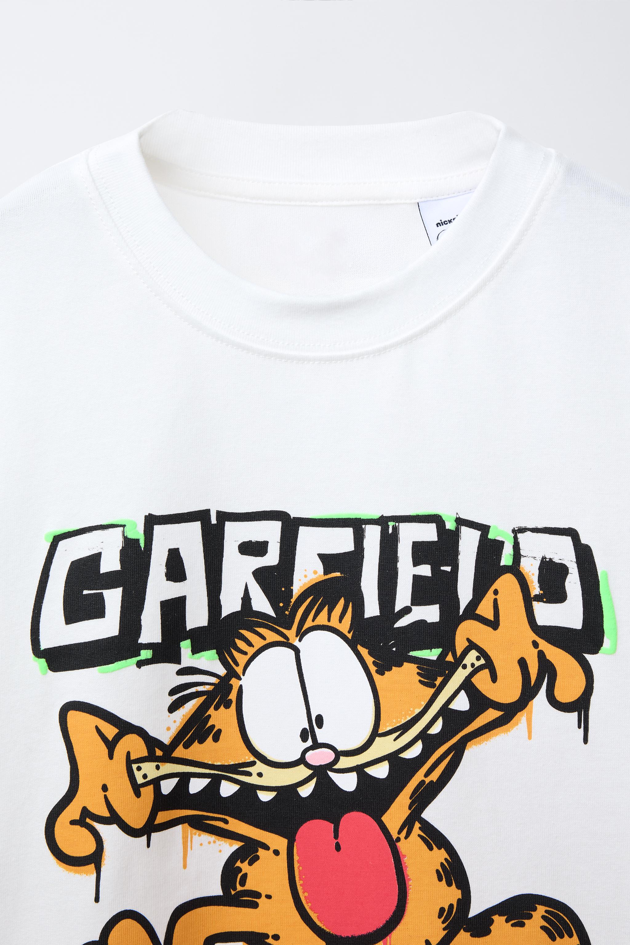 GARFIELD © PAWS INC PRINT T-SHIRT