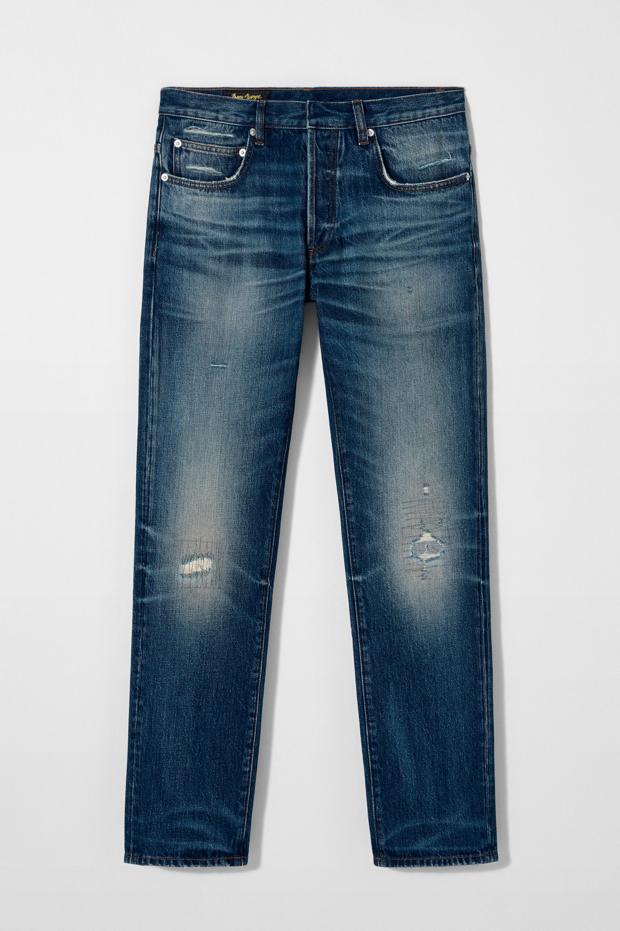 RIPPED SLIM FIT JEANS BOBBY GILLESPIE X ZARA