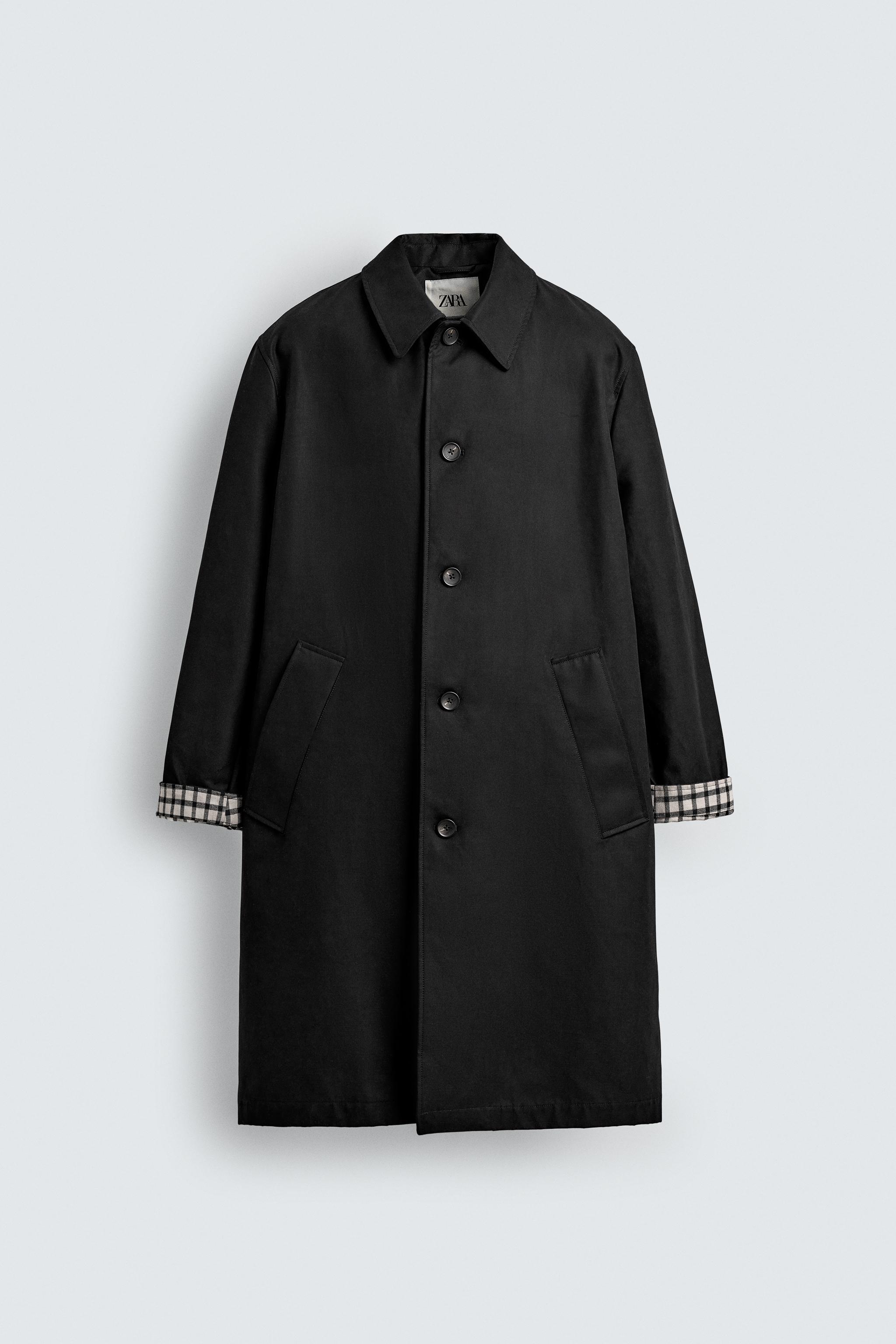 LIMITED EDITION CHECK COMBINATION TRENCH COAT