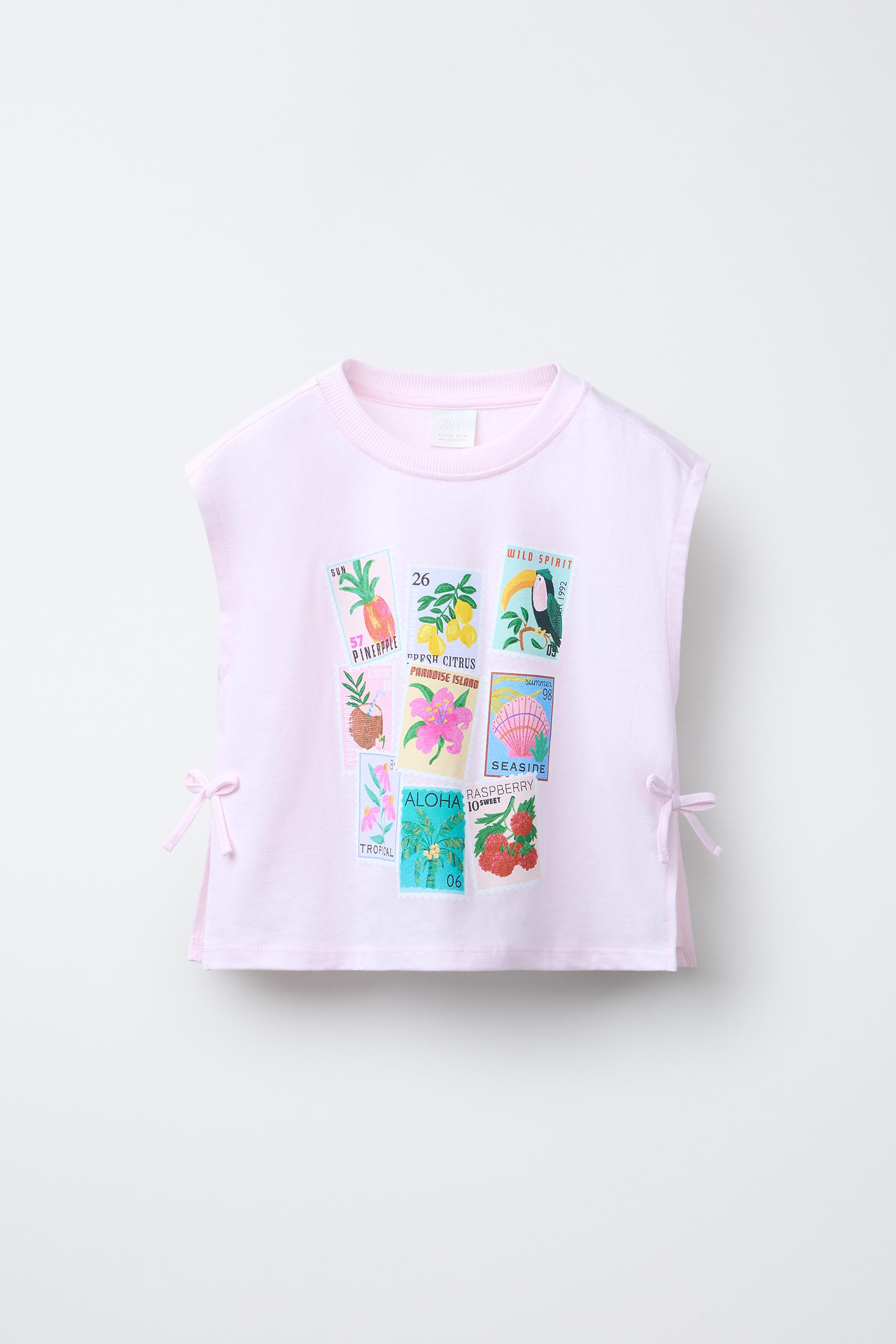 RIBBON PRINT T-SHIRT