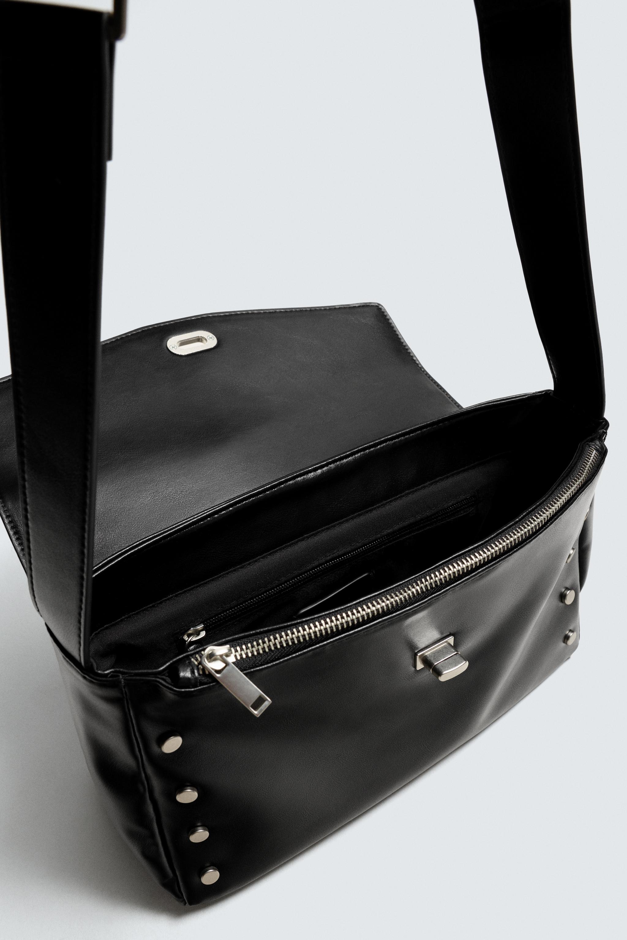 METALLIC DETAIL CROSSBODY BAG