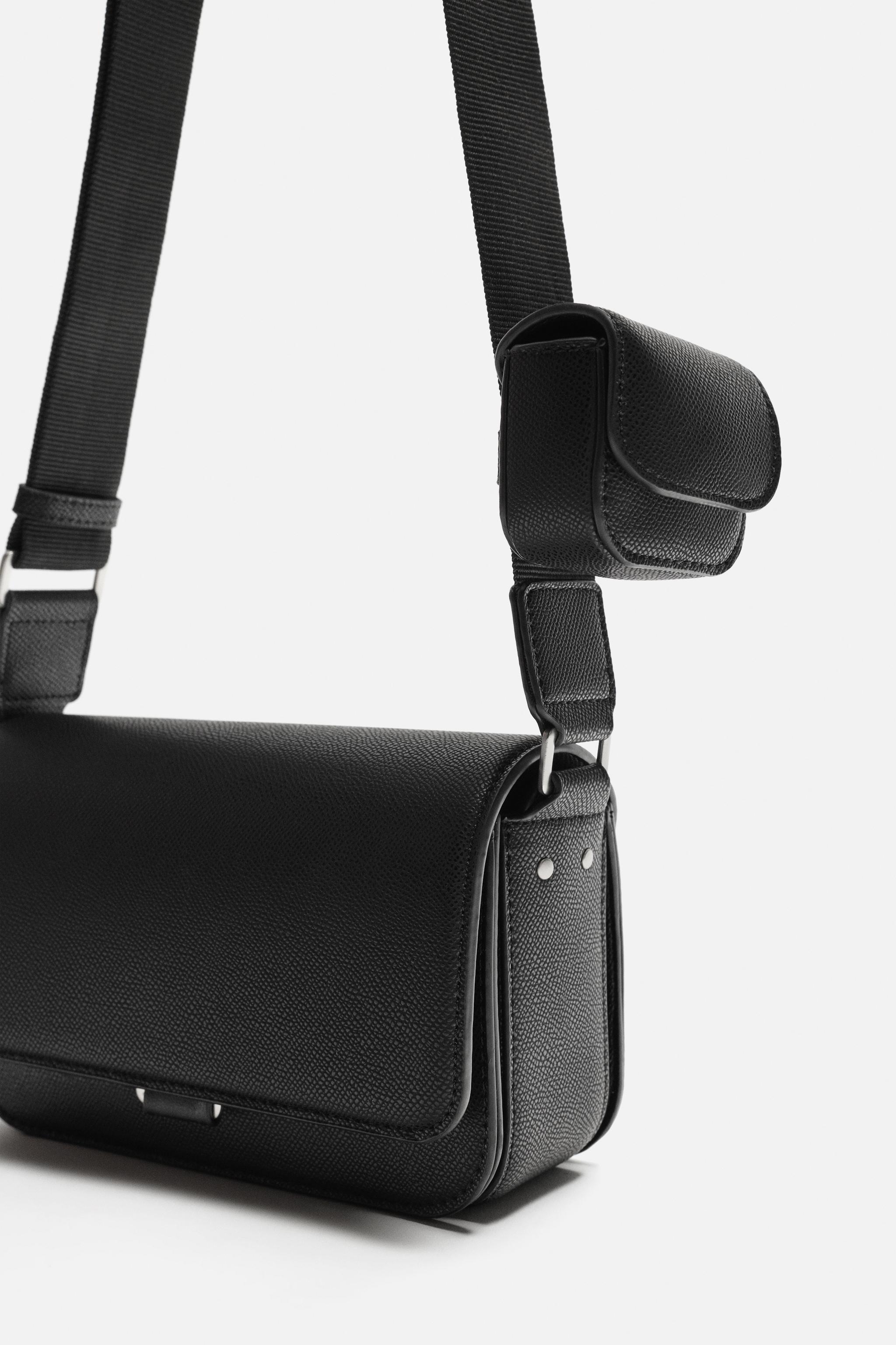 TEXTURED CROSSBODY BAG