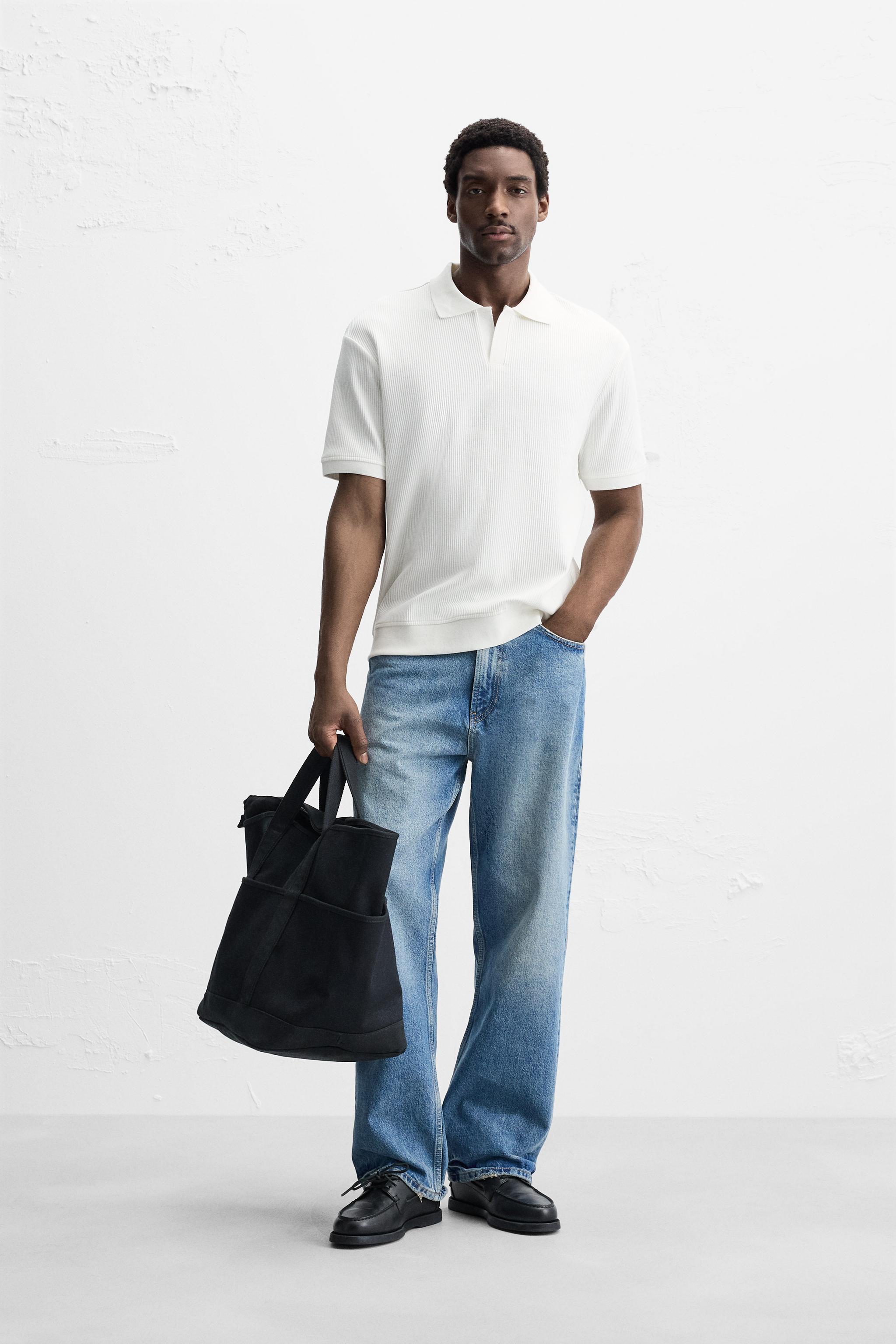 VERTICAL TEXTURED POLO