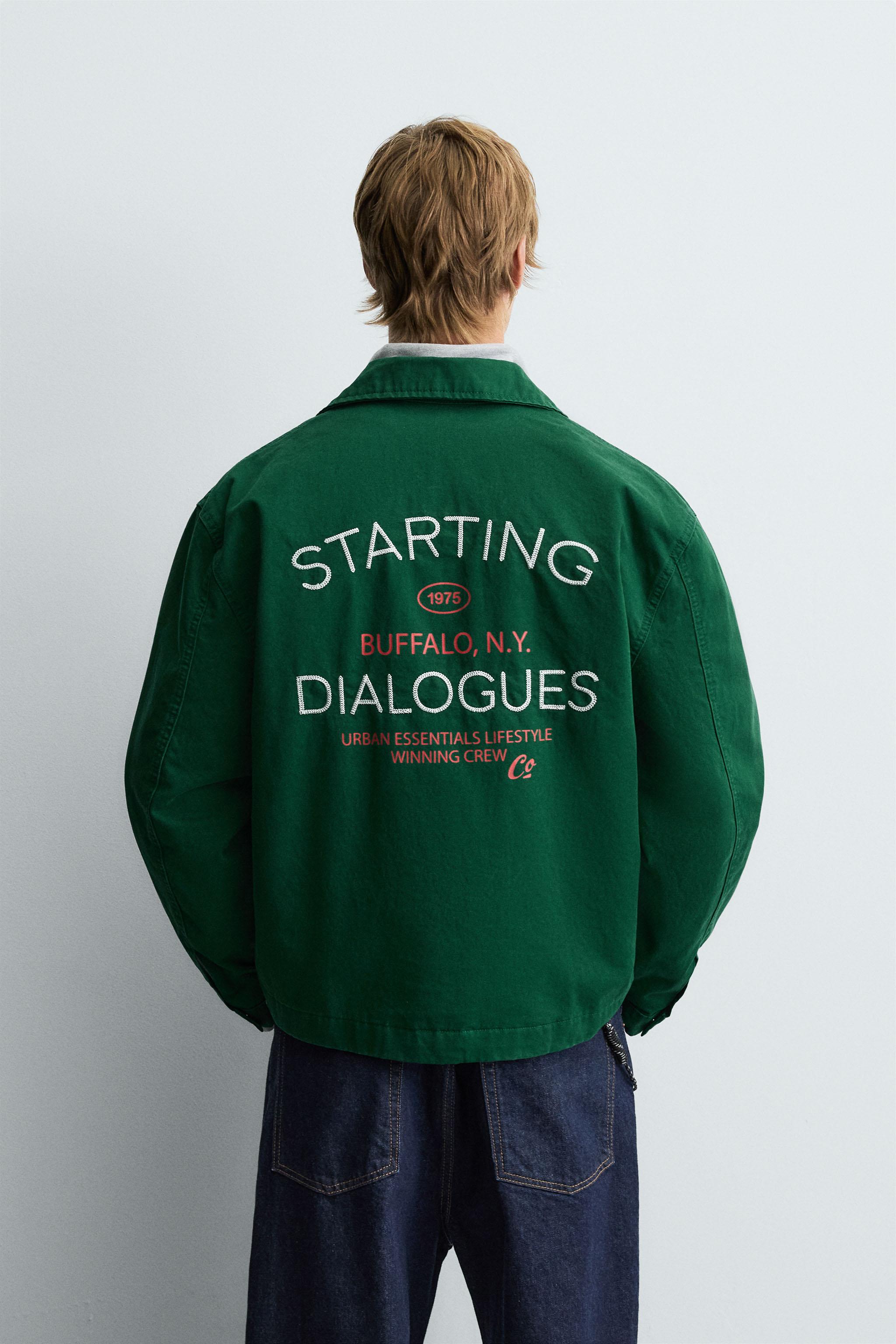 EMBROIDERED ZIP-UP JACKET