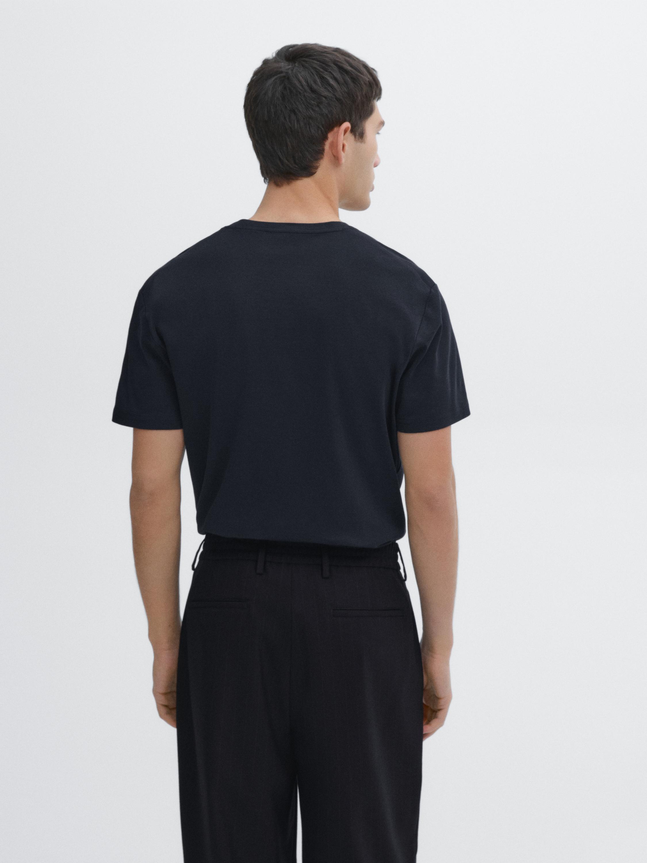 100% mercerised cotton T-shirt