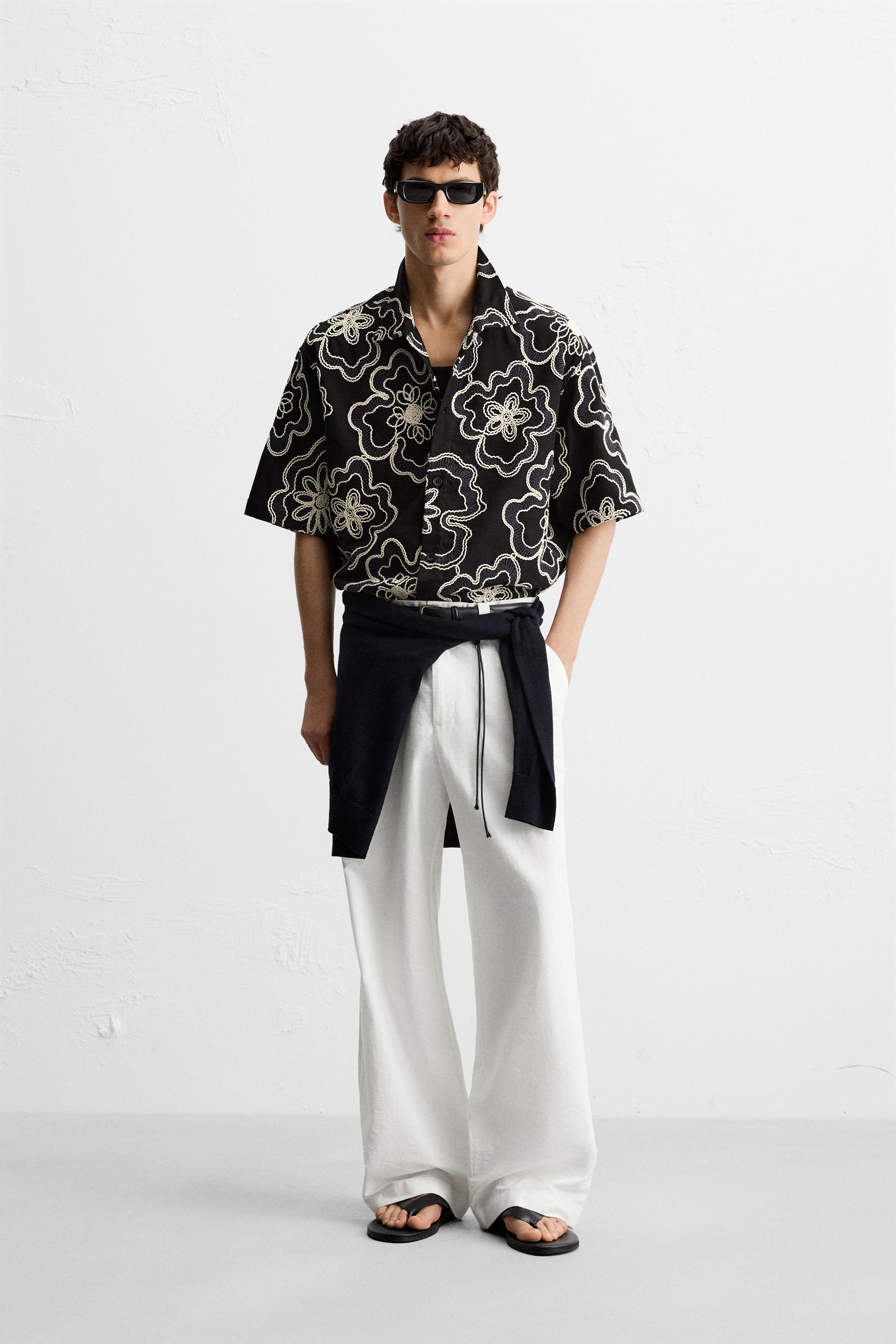 RAISED EMBROIDERY SHIRT