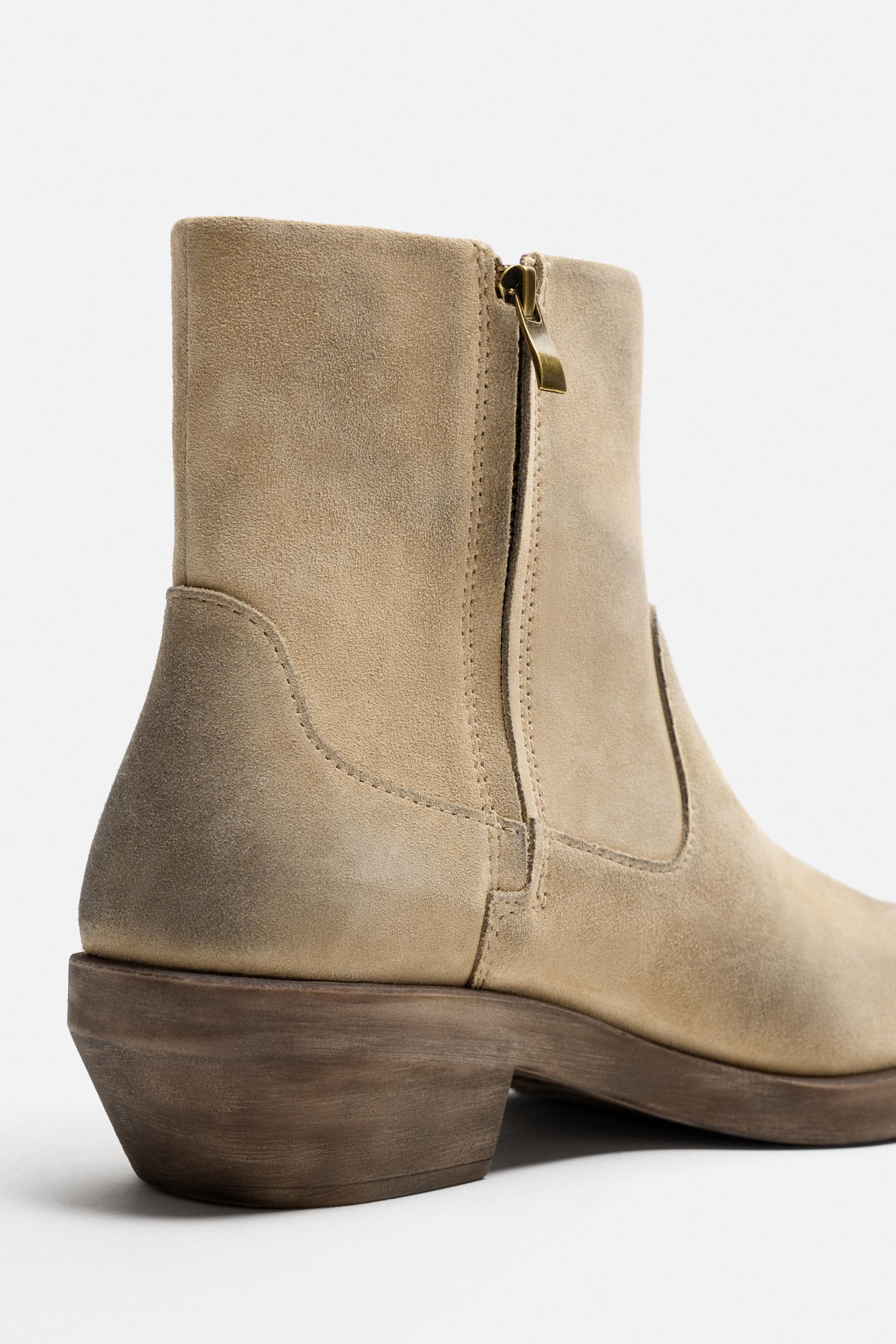 LEATHER COWBOY BOOTS