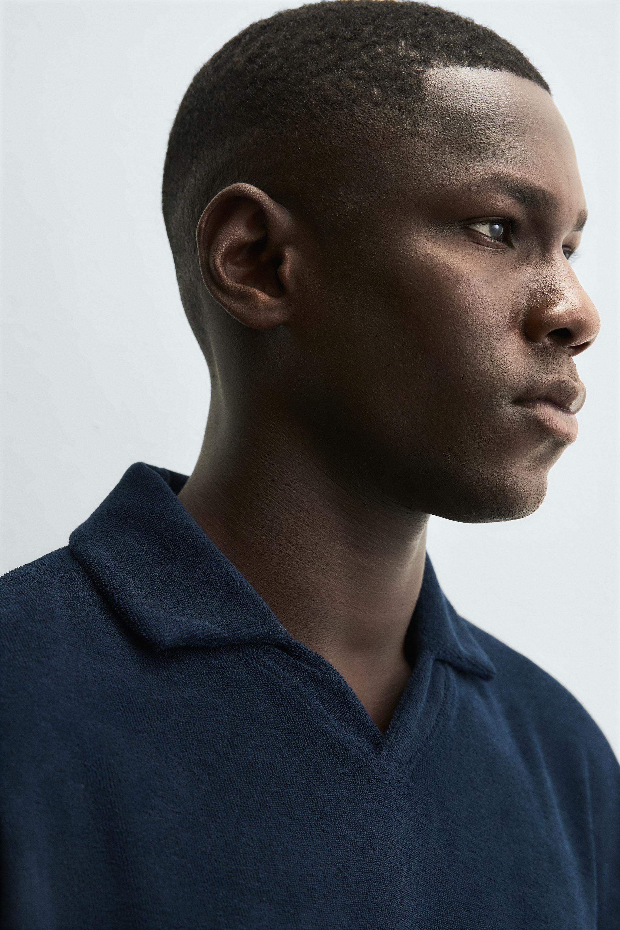 REGULAR FIT TERRY POLO