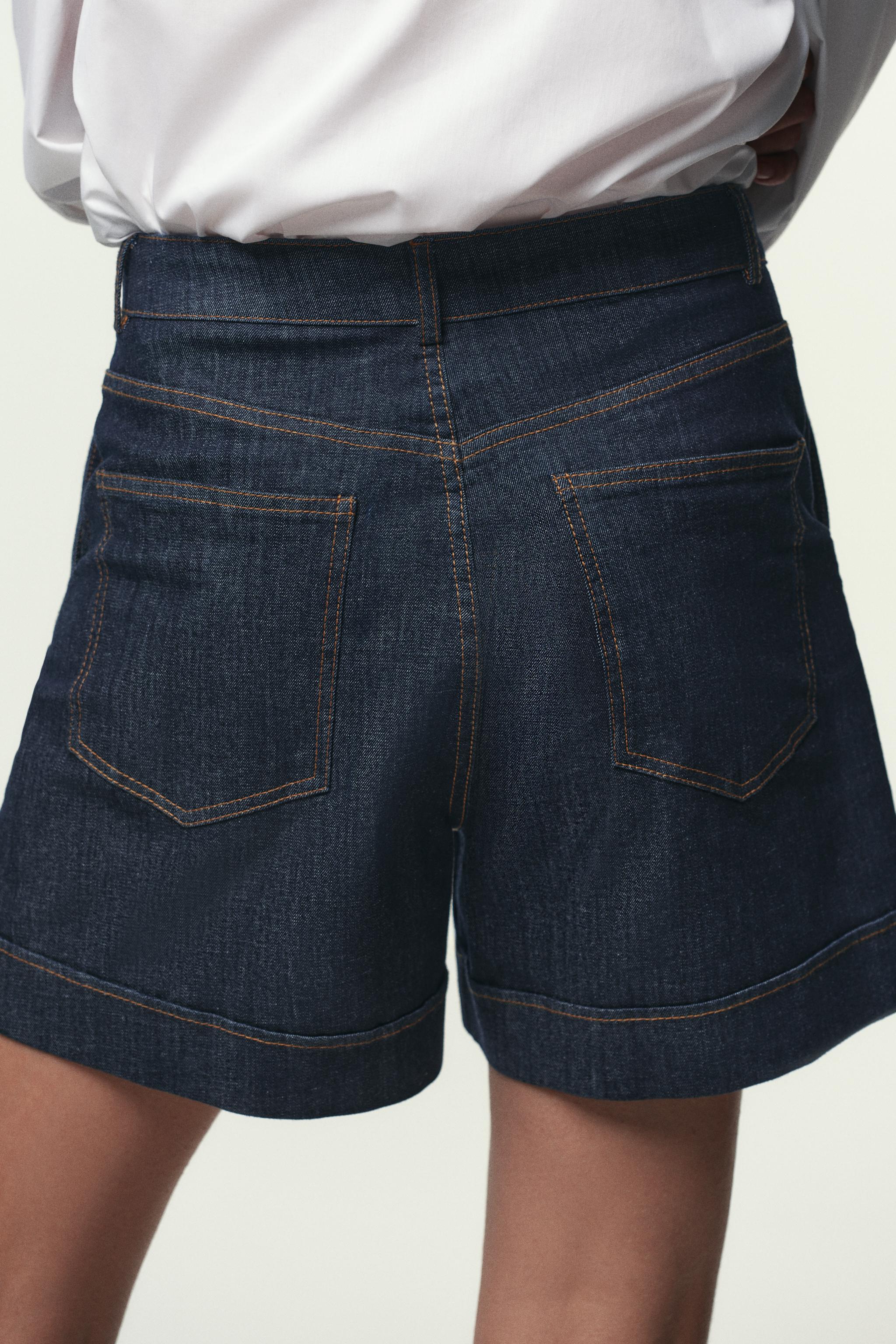 Z1975 HIGH-WAISTED DENIM SHORTS