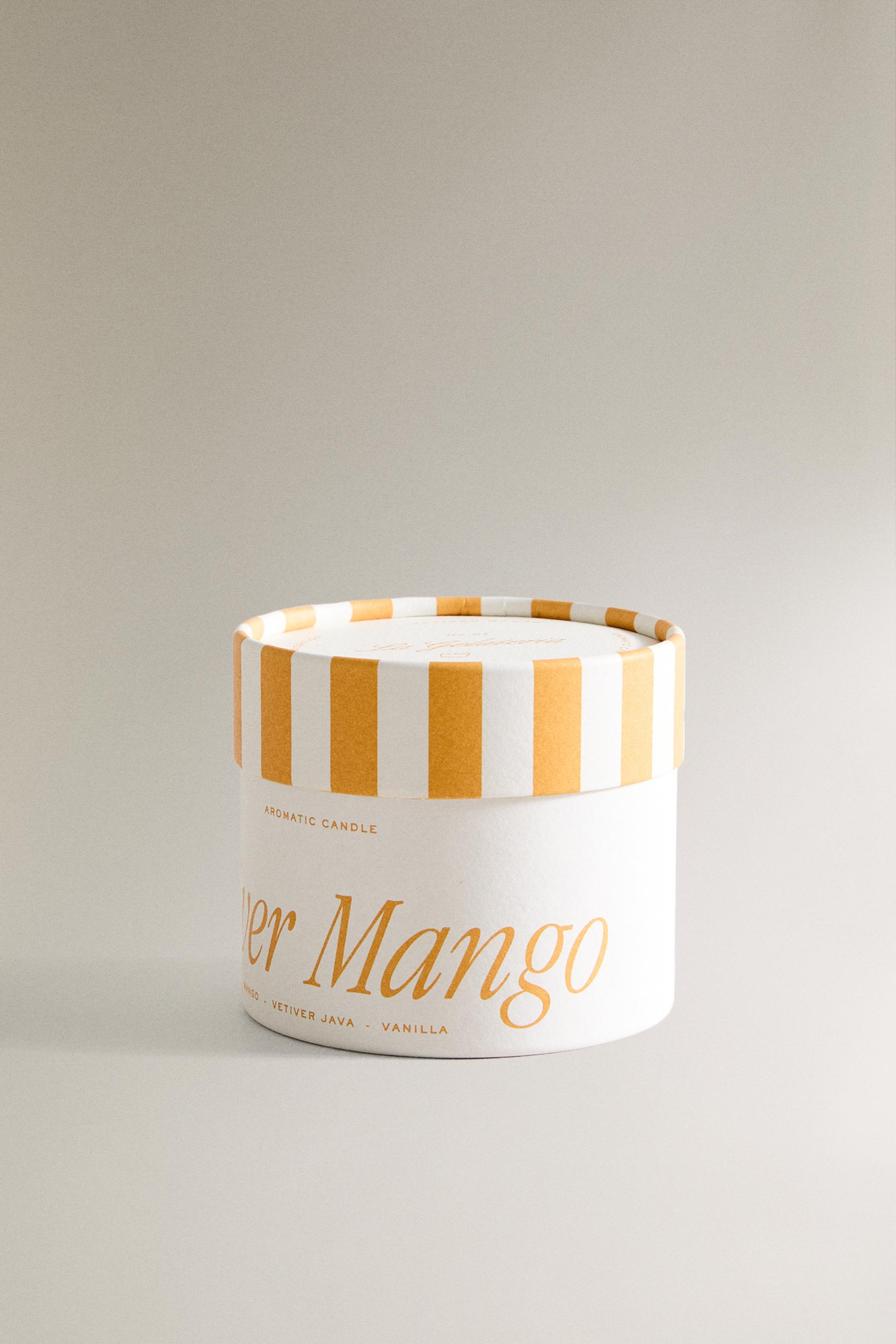 (150 G) VETIVER MANGO SCENTED CANDLE
