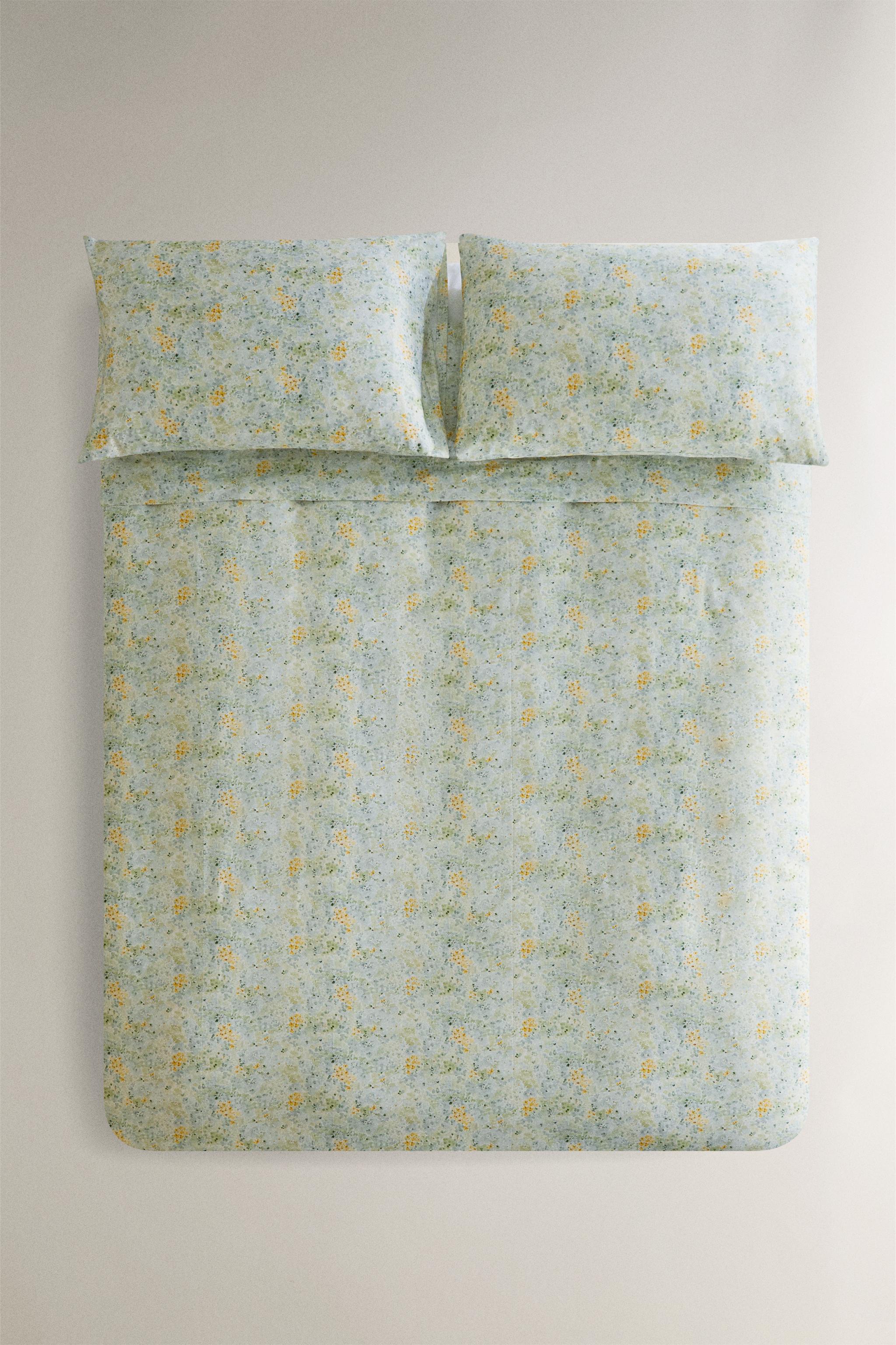 FLORAL PRINT DUVET COVER