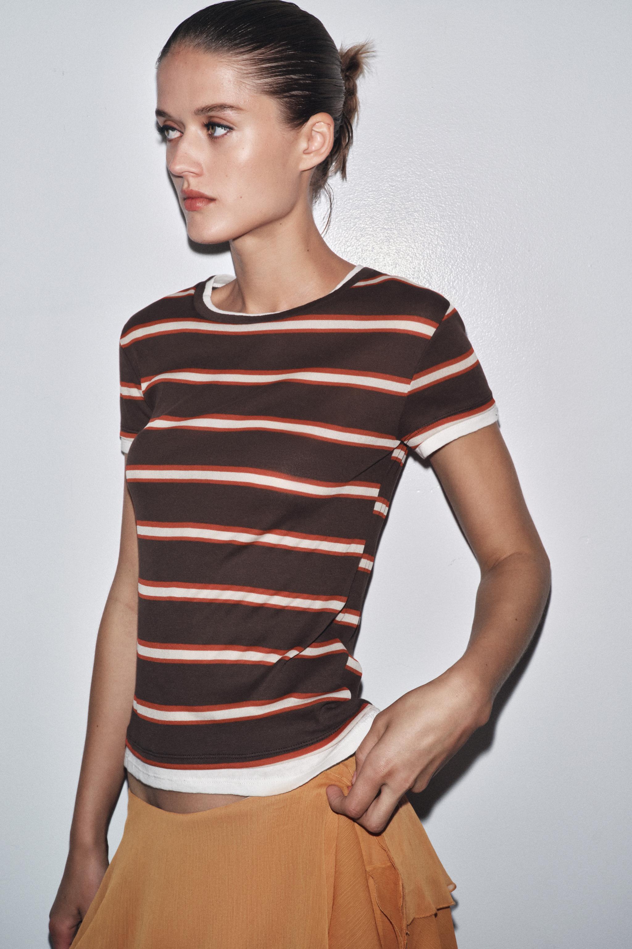 DOUBLE STRIPE T-SHIRT