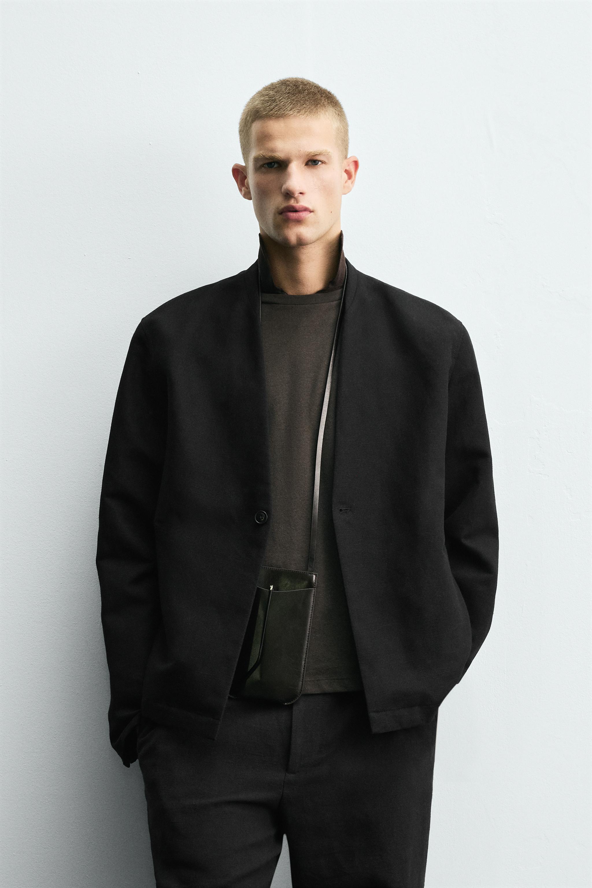 COTTON-LINEN SUIT BLAZER