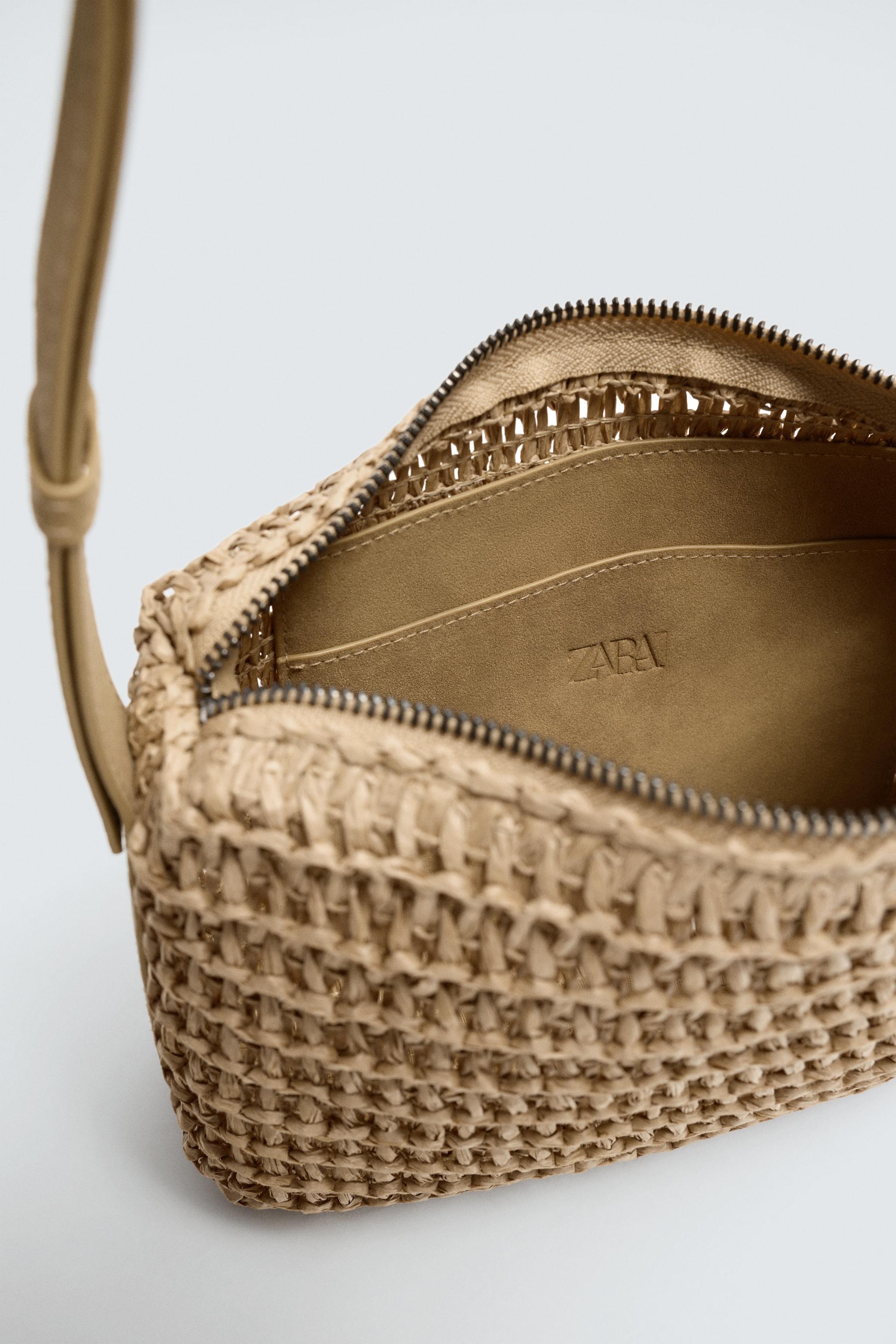 WOVEN CROSSBODY BAG