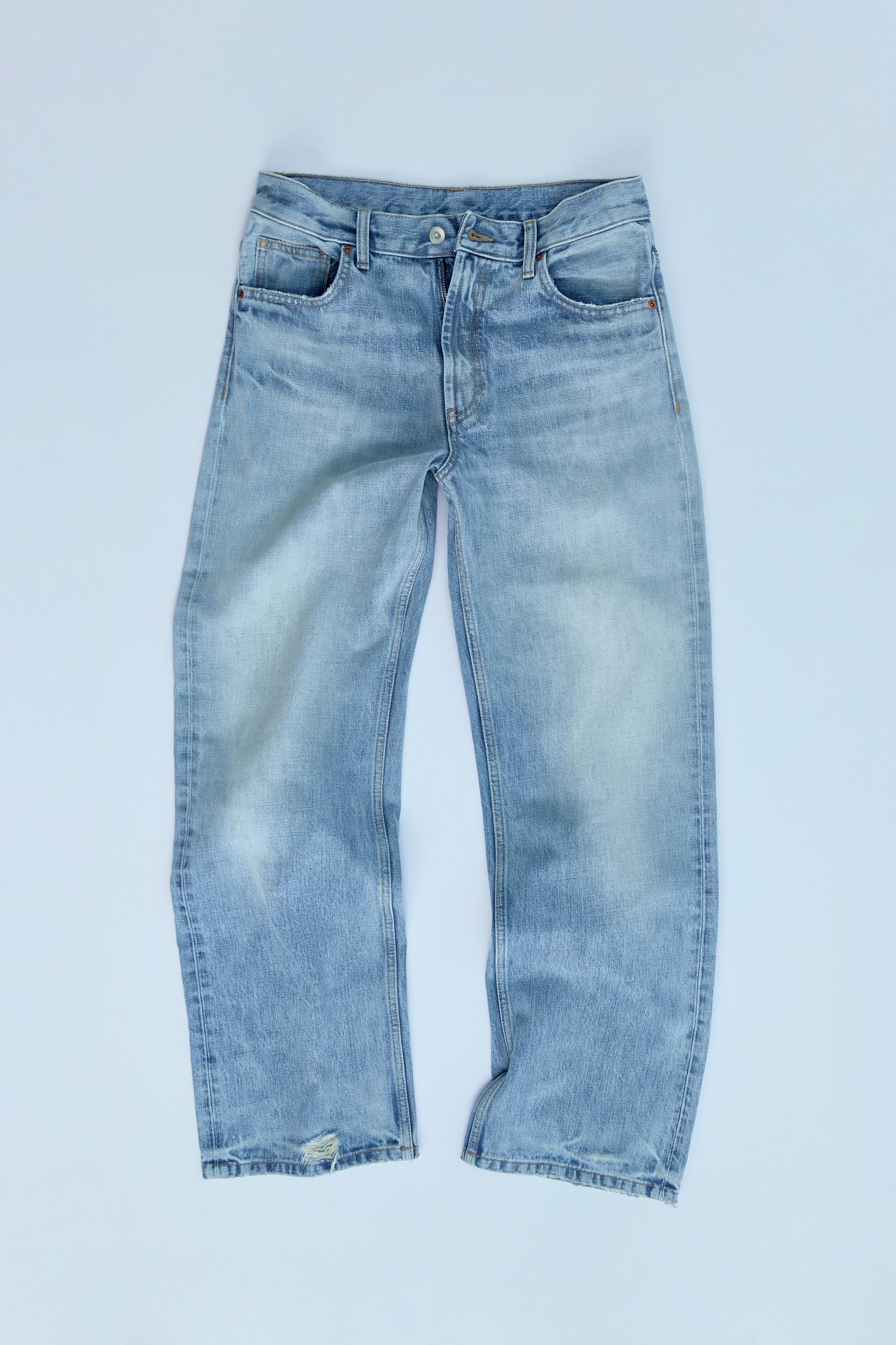 TRF MID-RISE LOOSE STRAIGHT LEG JEANS