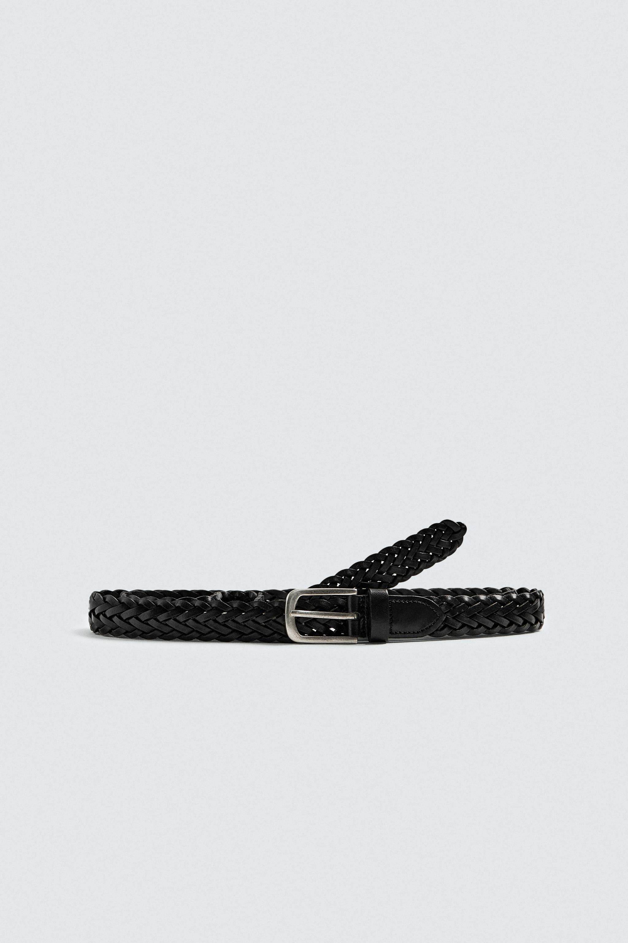 BRAIDED LEATHER BELT