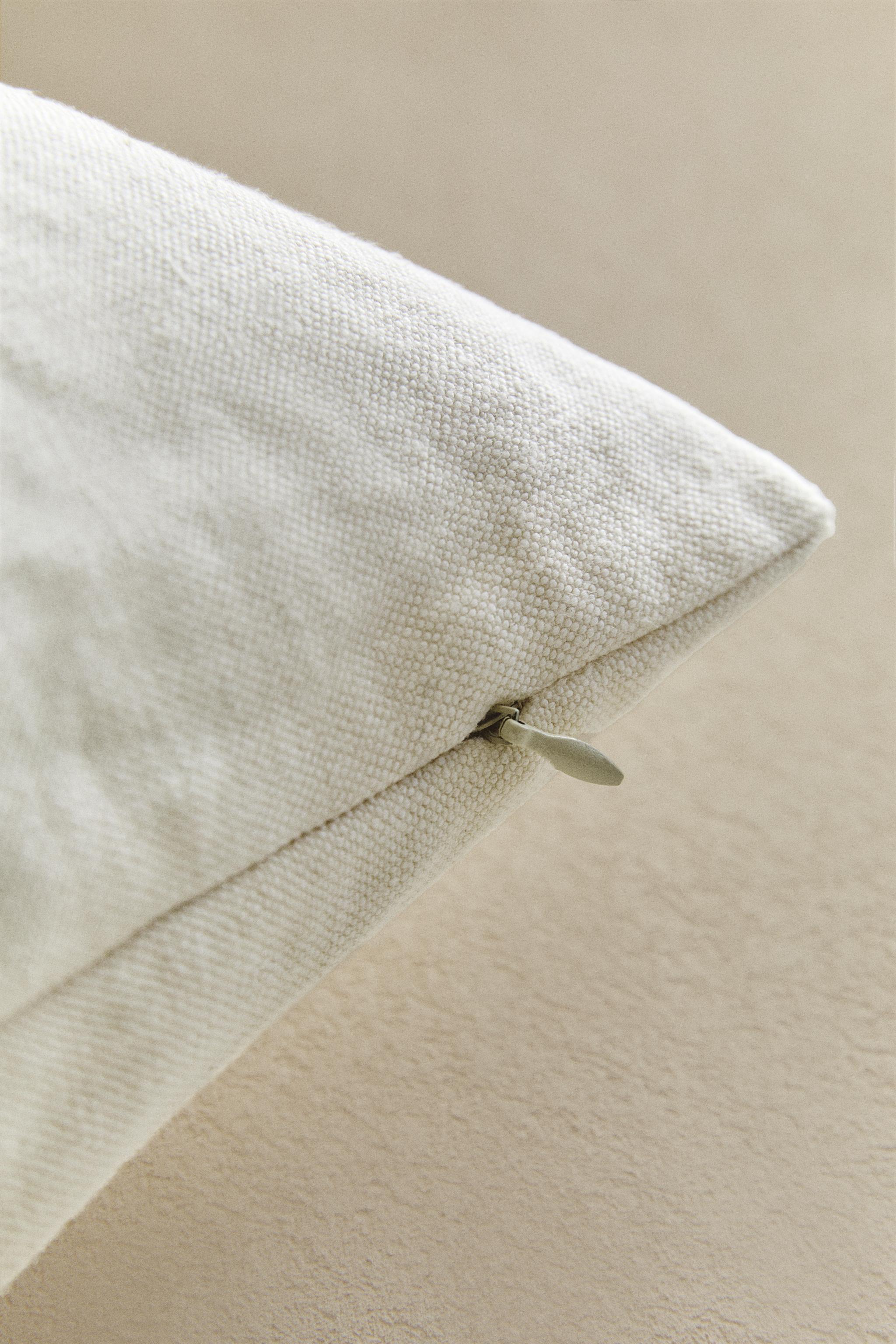 WASHED LINEN THROW PILLOW COVER