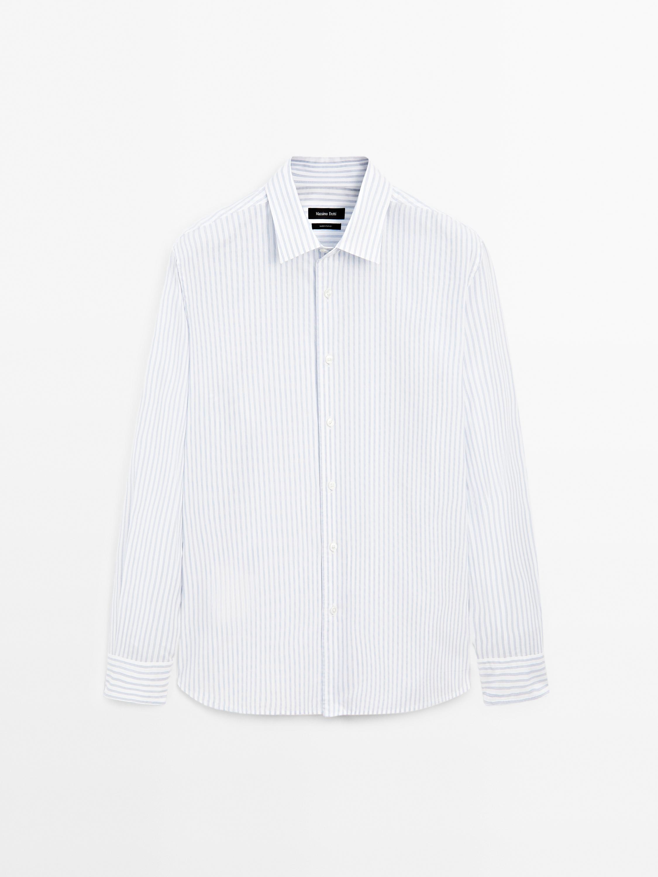 Regular fit striped shirt