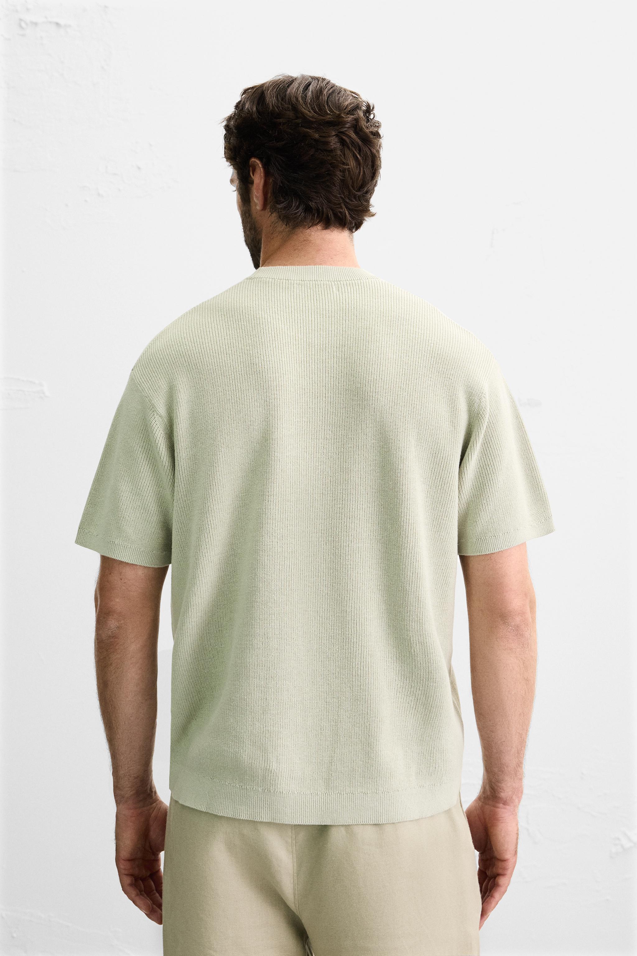 PURL KNIT T-SHIRT